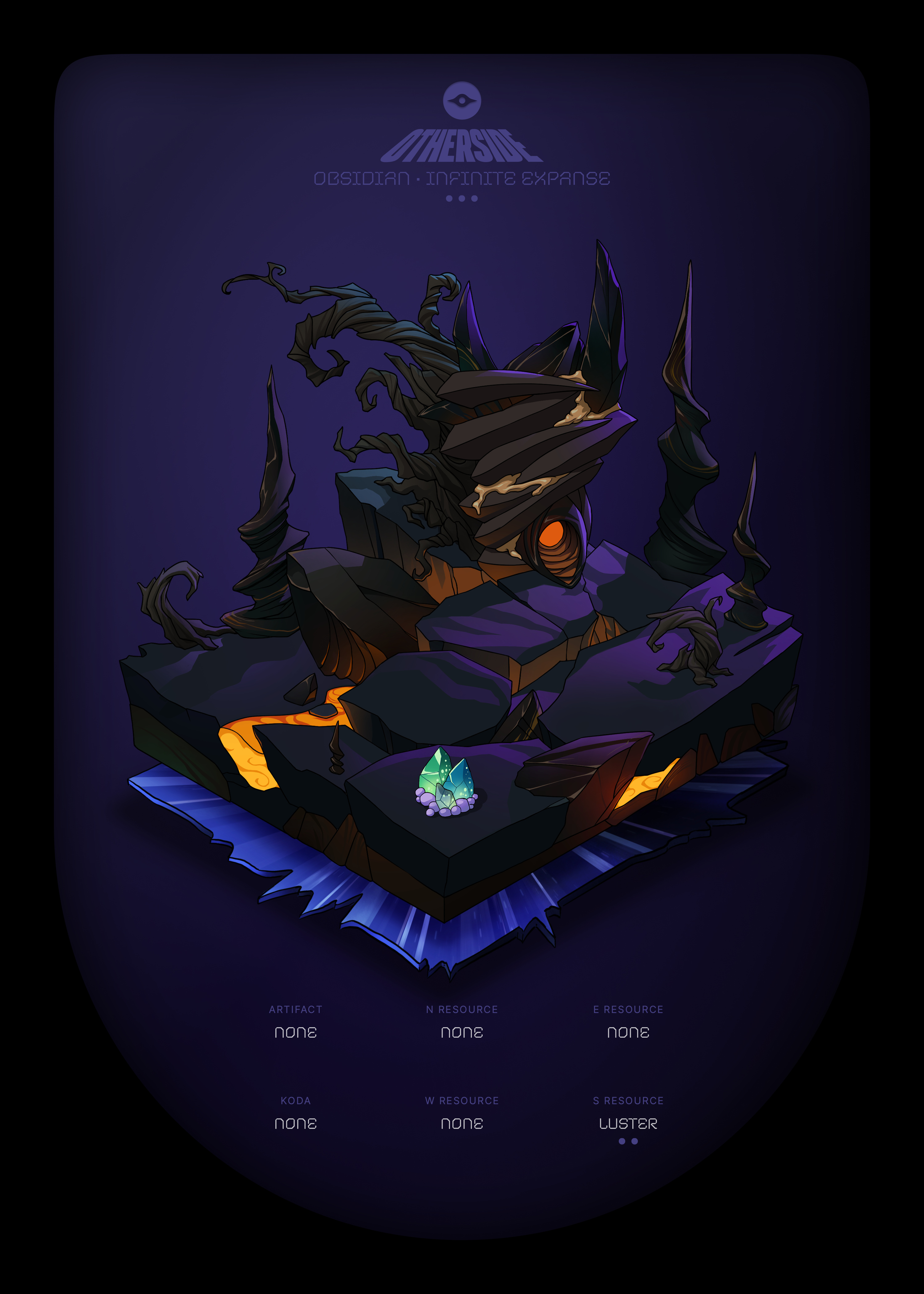 Otherdeed #58551 — Obsidian