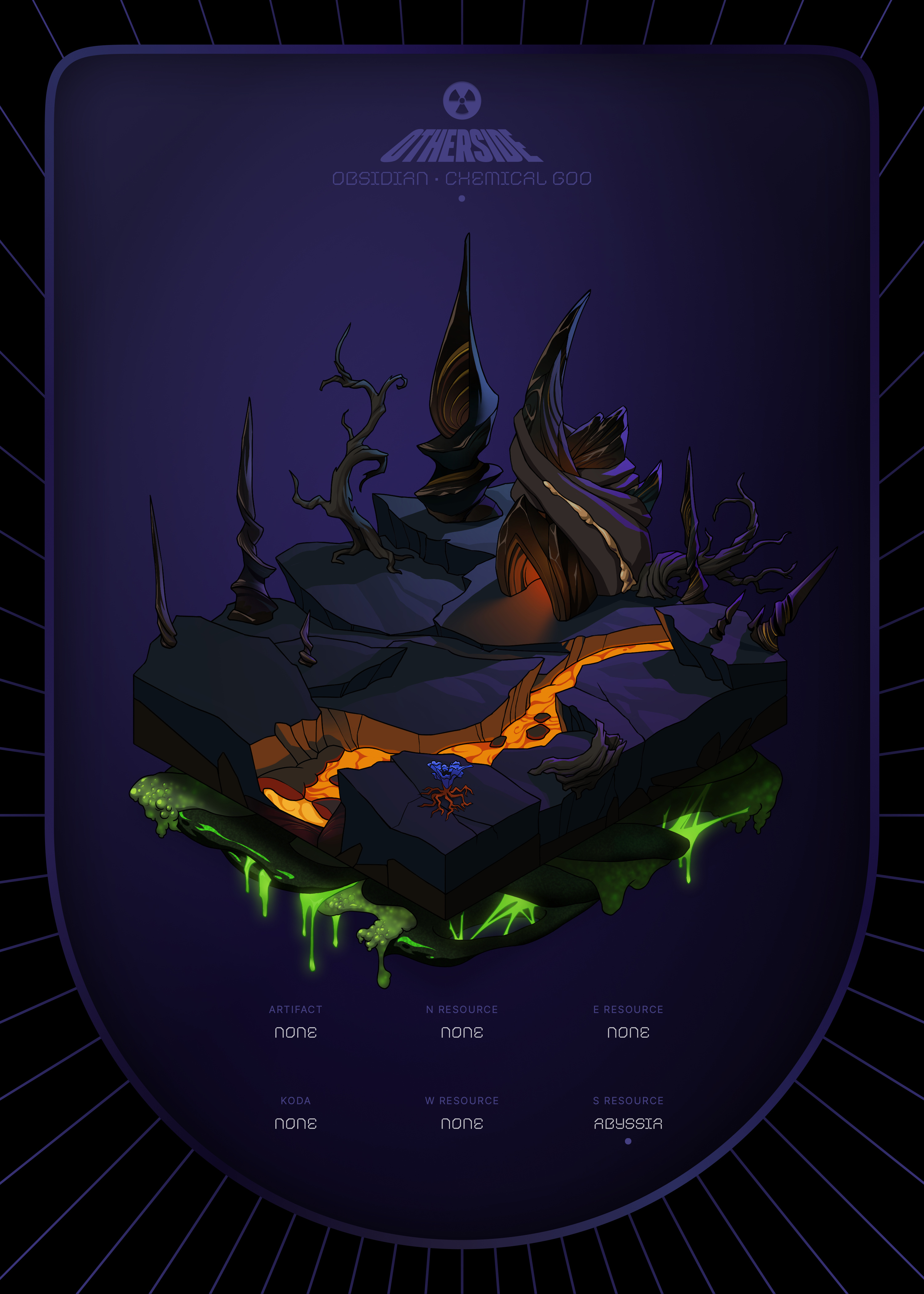 Otherdeed #12735 — Obsidian