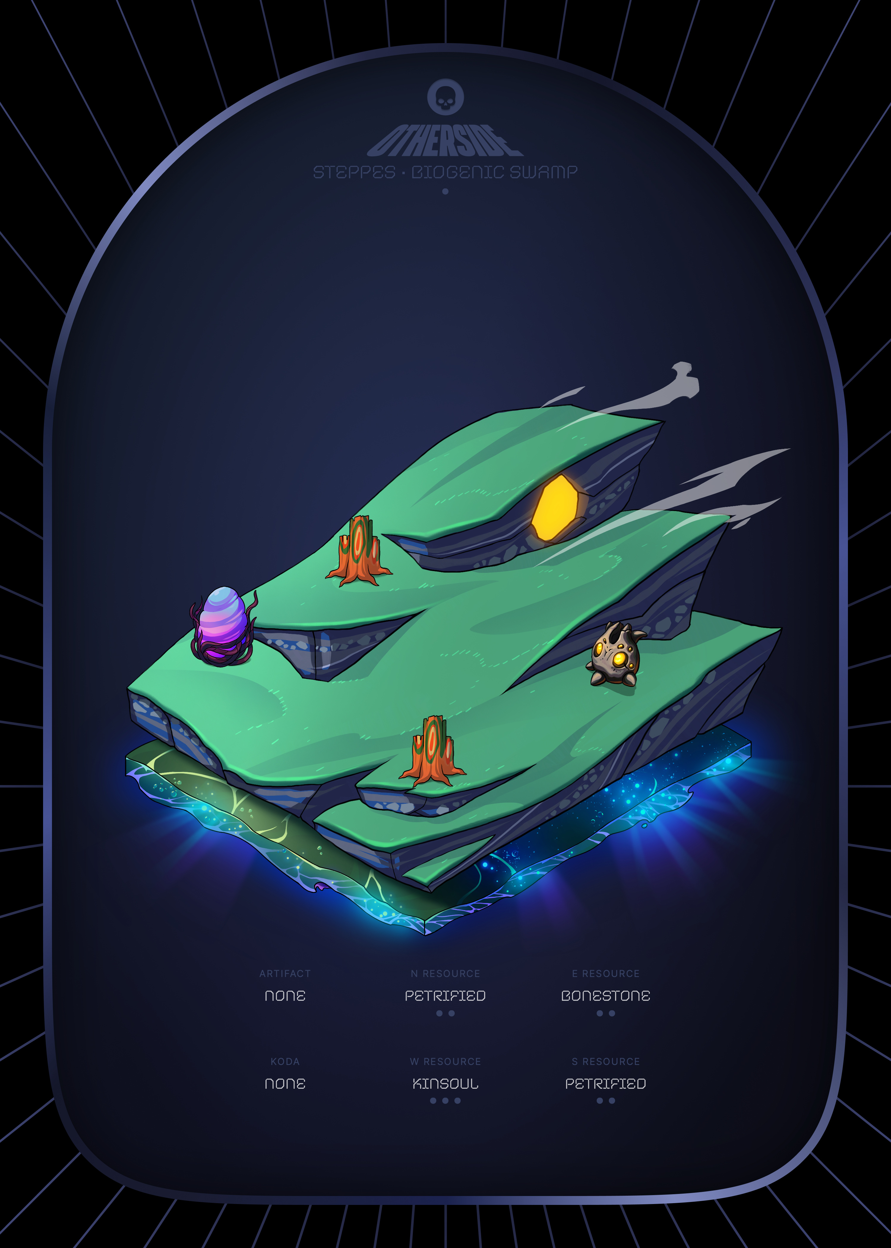 Otherdeed #5509 — Steppes