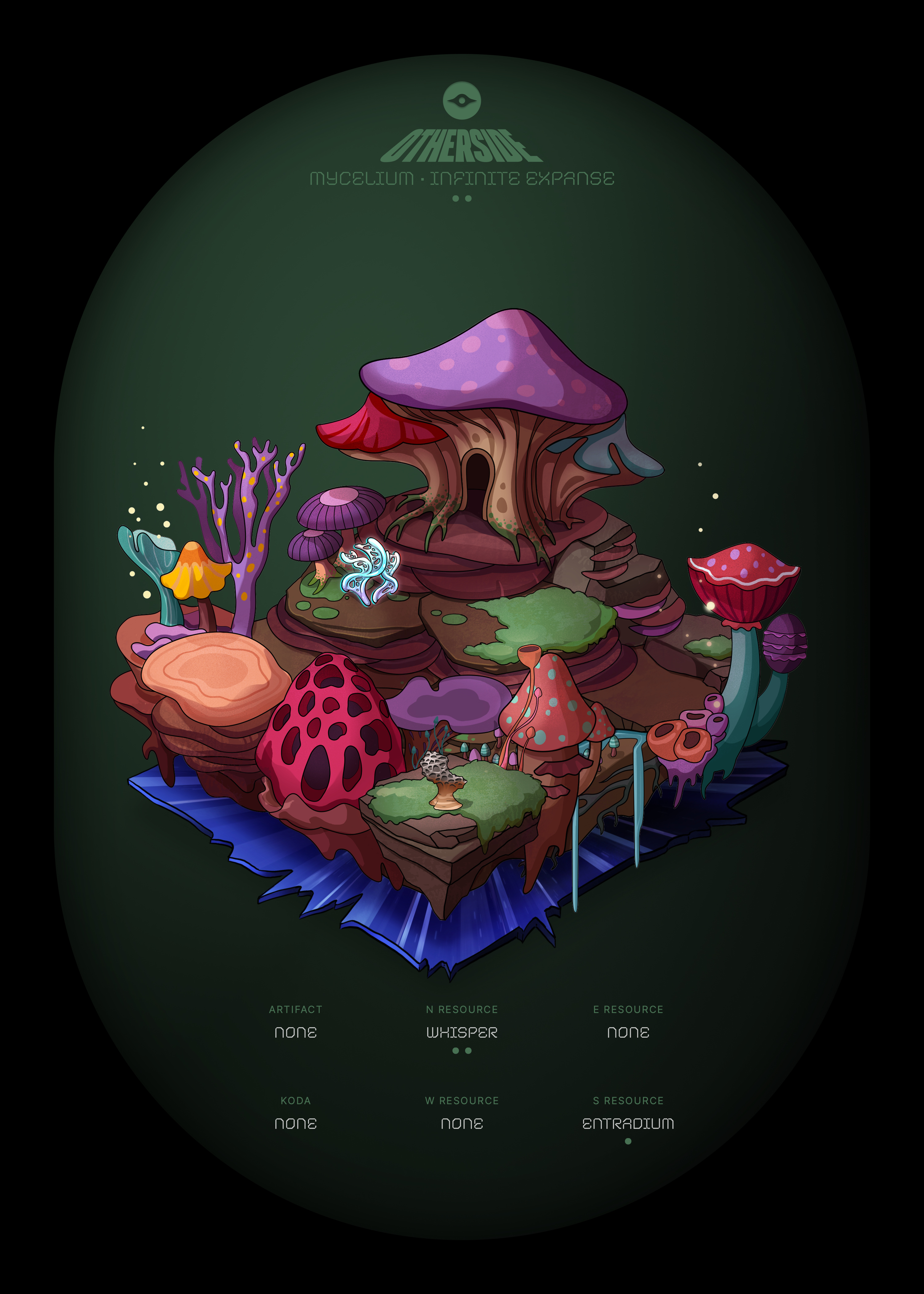 Otherdeed #61578 — Mycelium