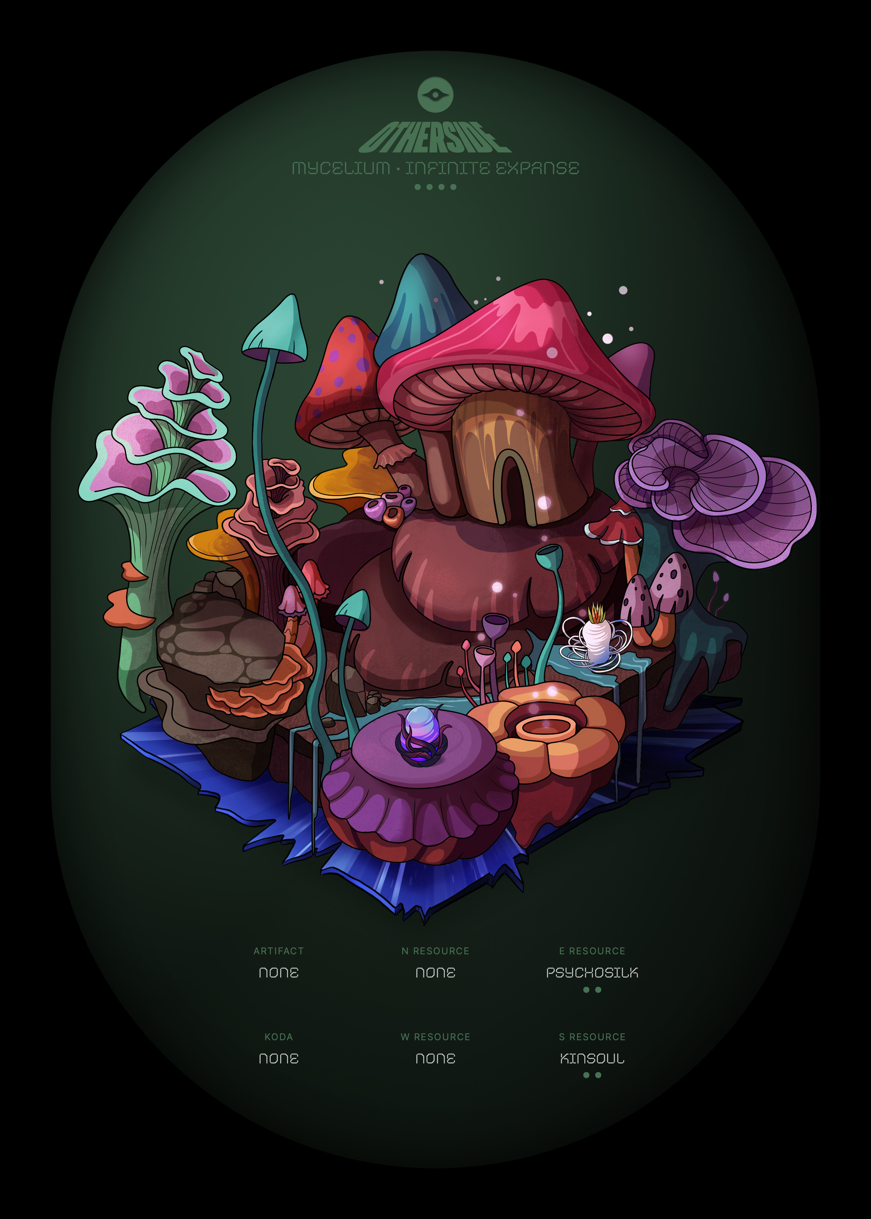 Otherdeed #50611 — Mycelium