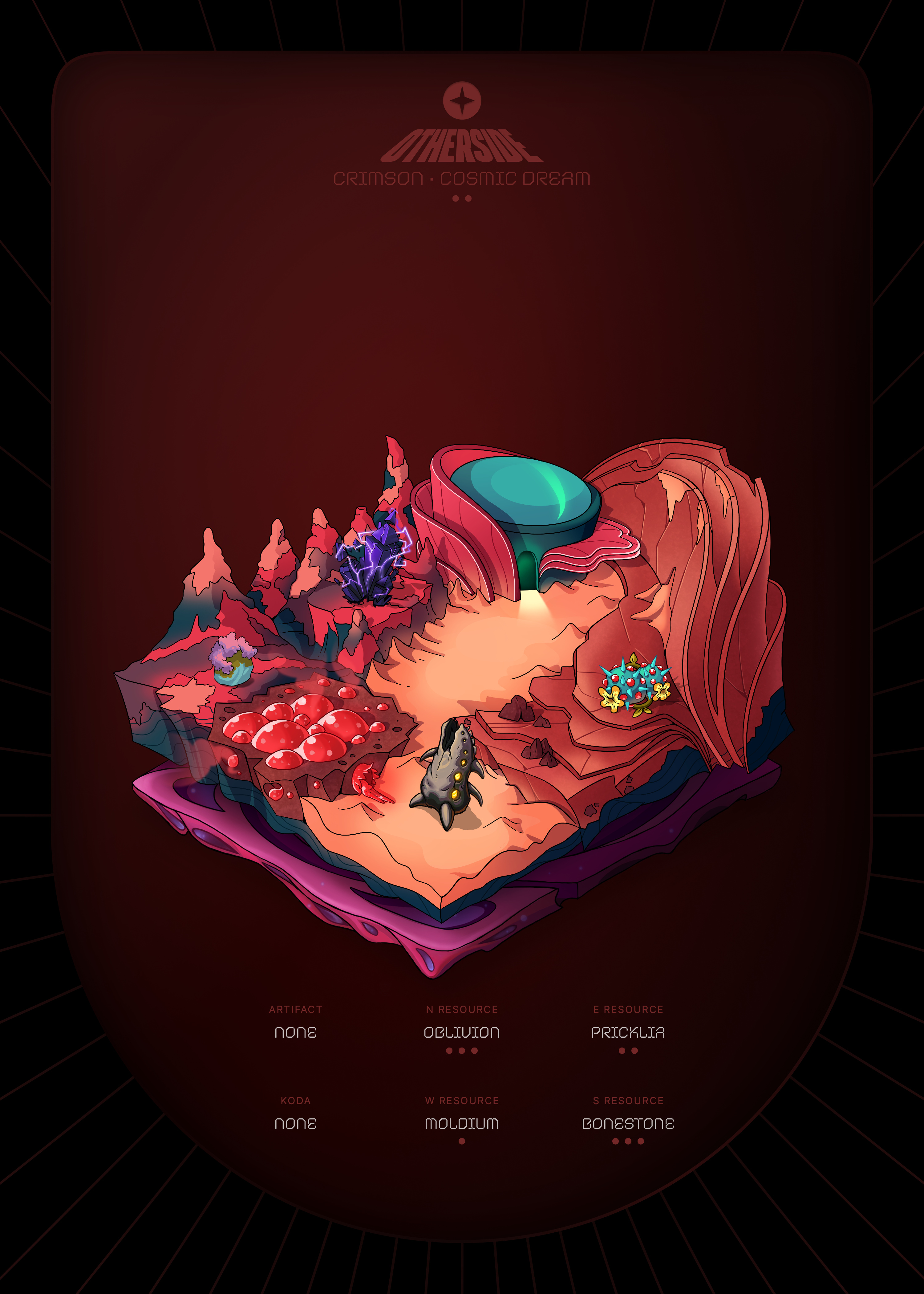 Otherdeed #93237 — Crimson