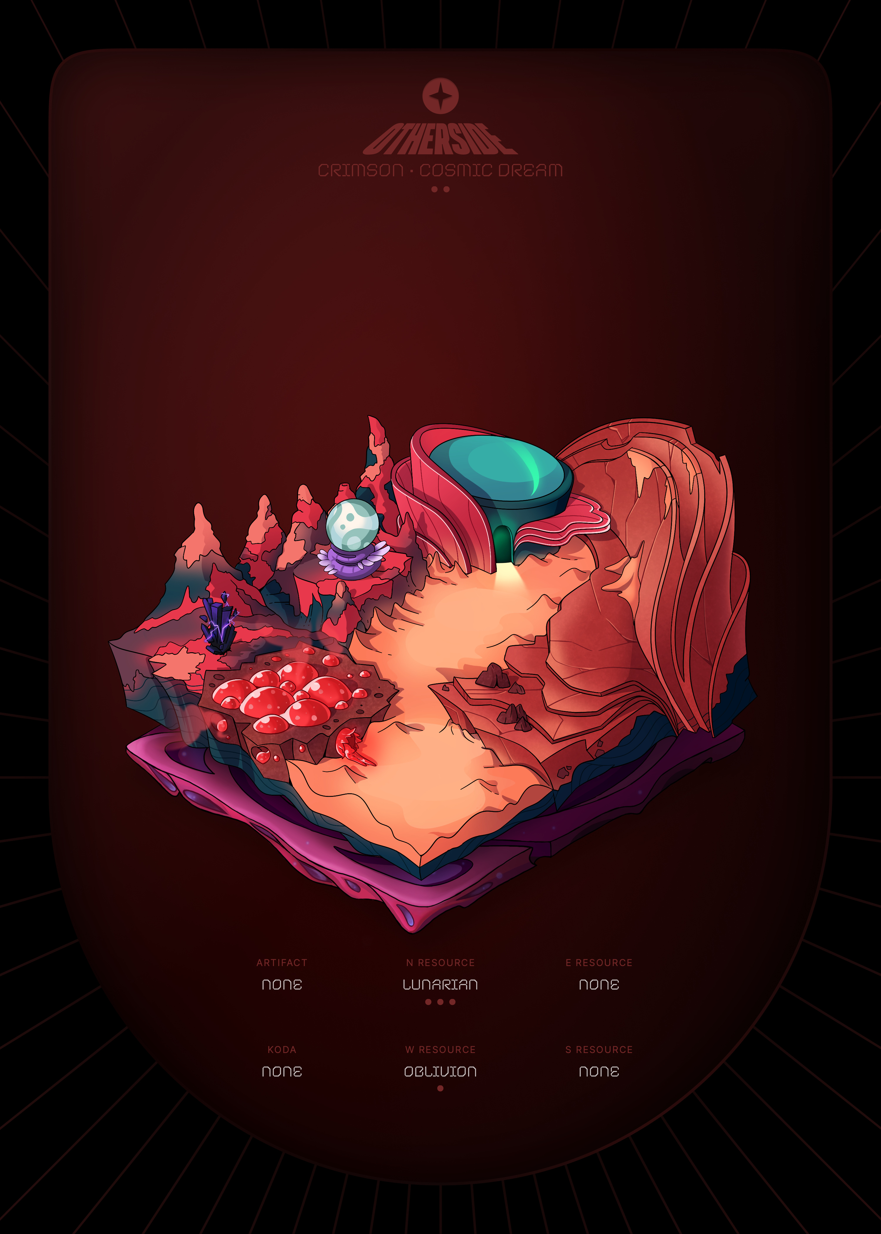 Otherdeed #35038 — Crimson