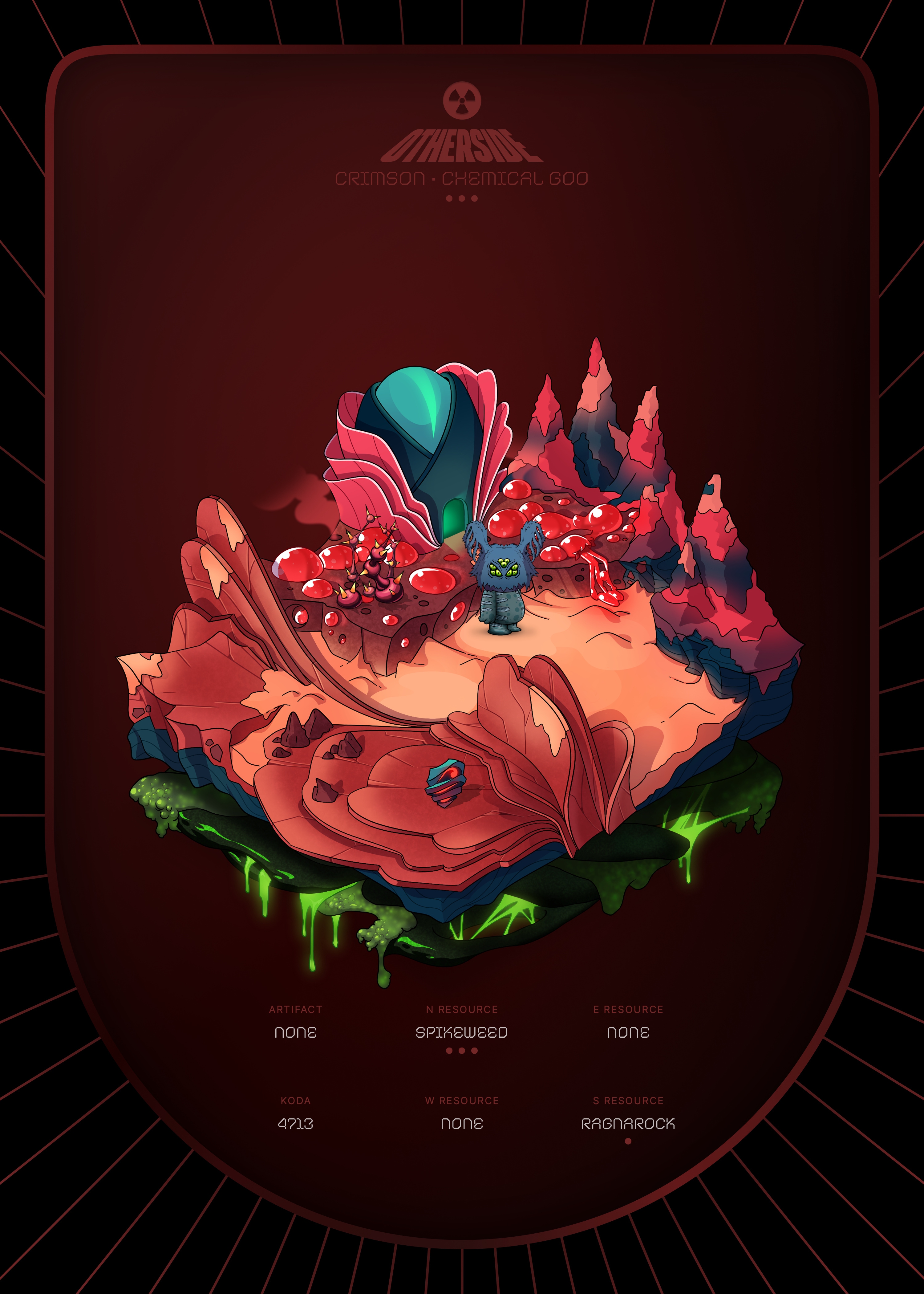 Otherdeed #13528 — Crimson