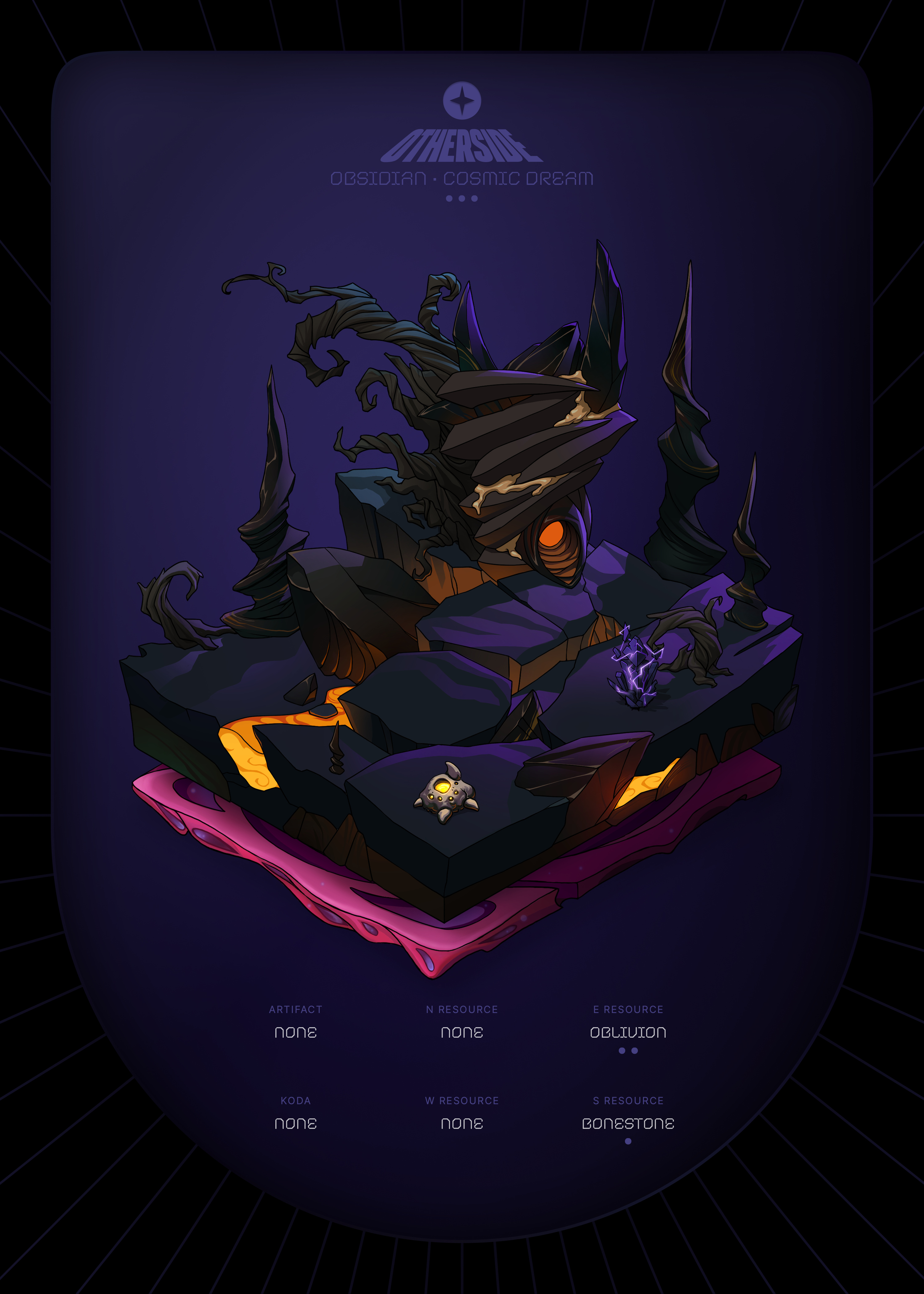Otherdeed #93749 — Obsidian