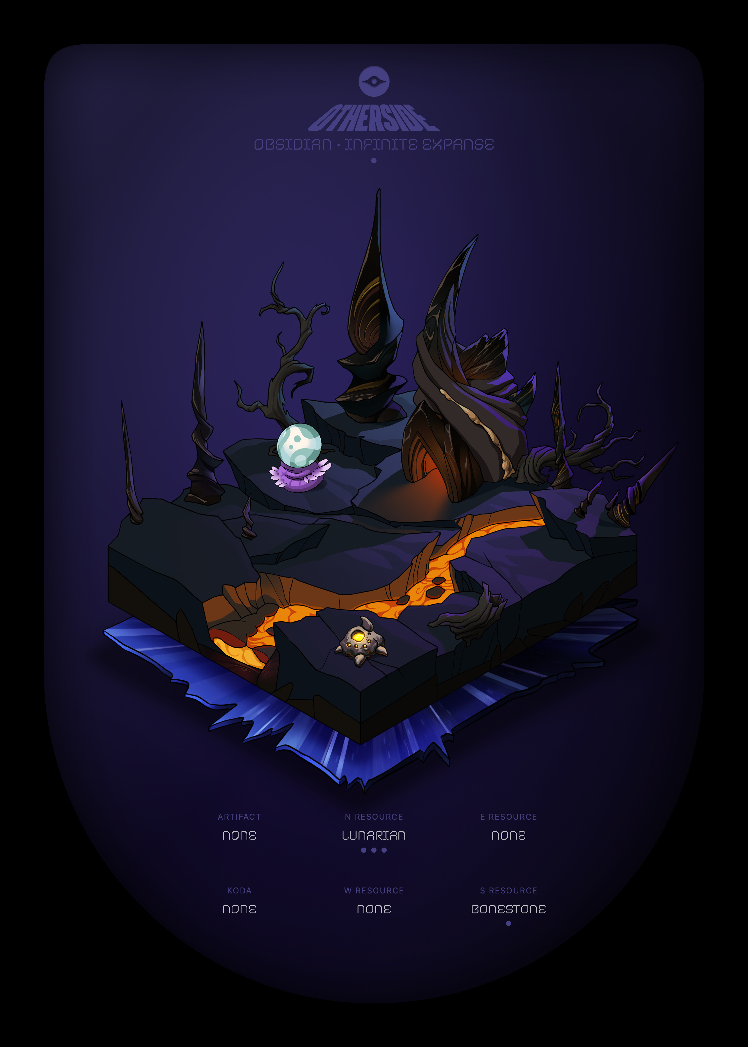 Otherdeed #46408 — Obsidian