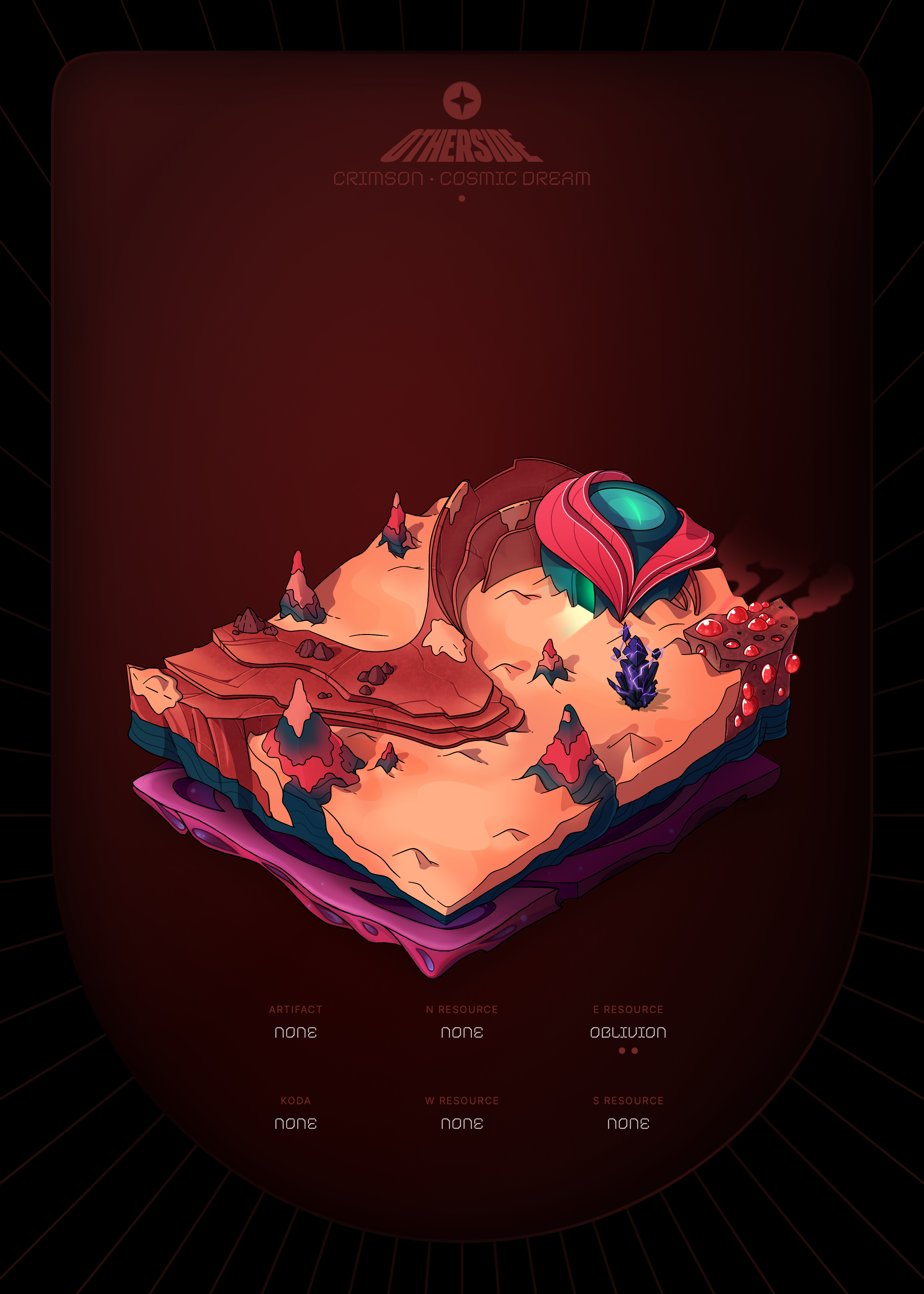 Otherdeed #94112 — Crimson