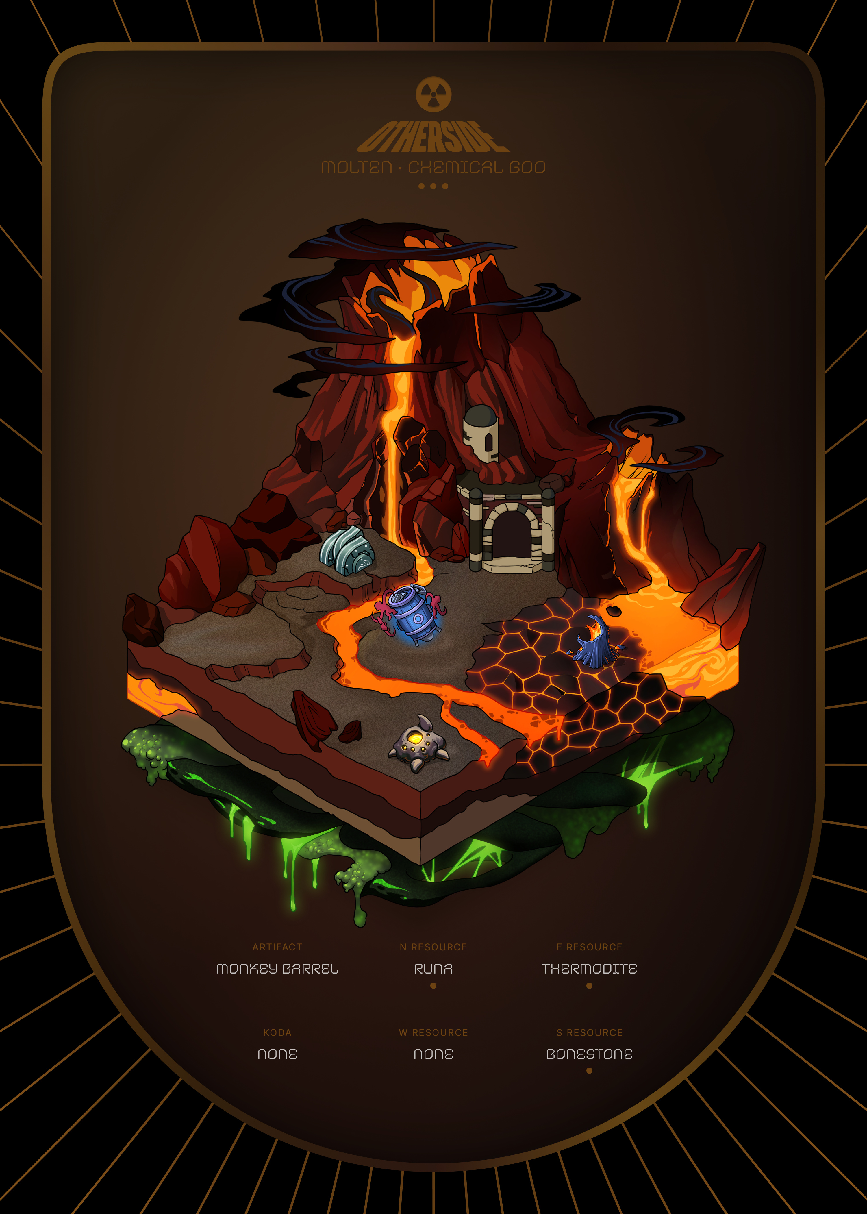 Otherdeed #13764 — Molten