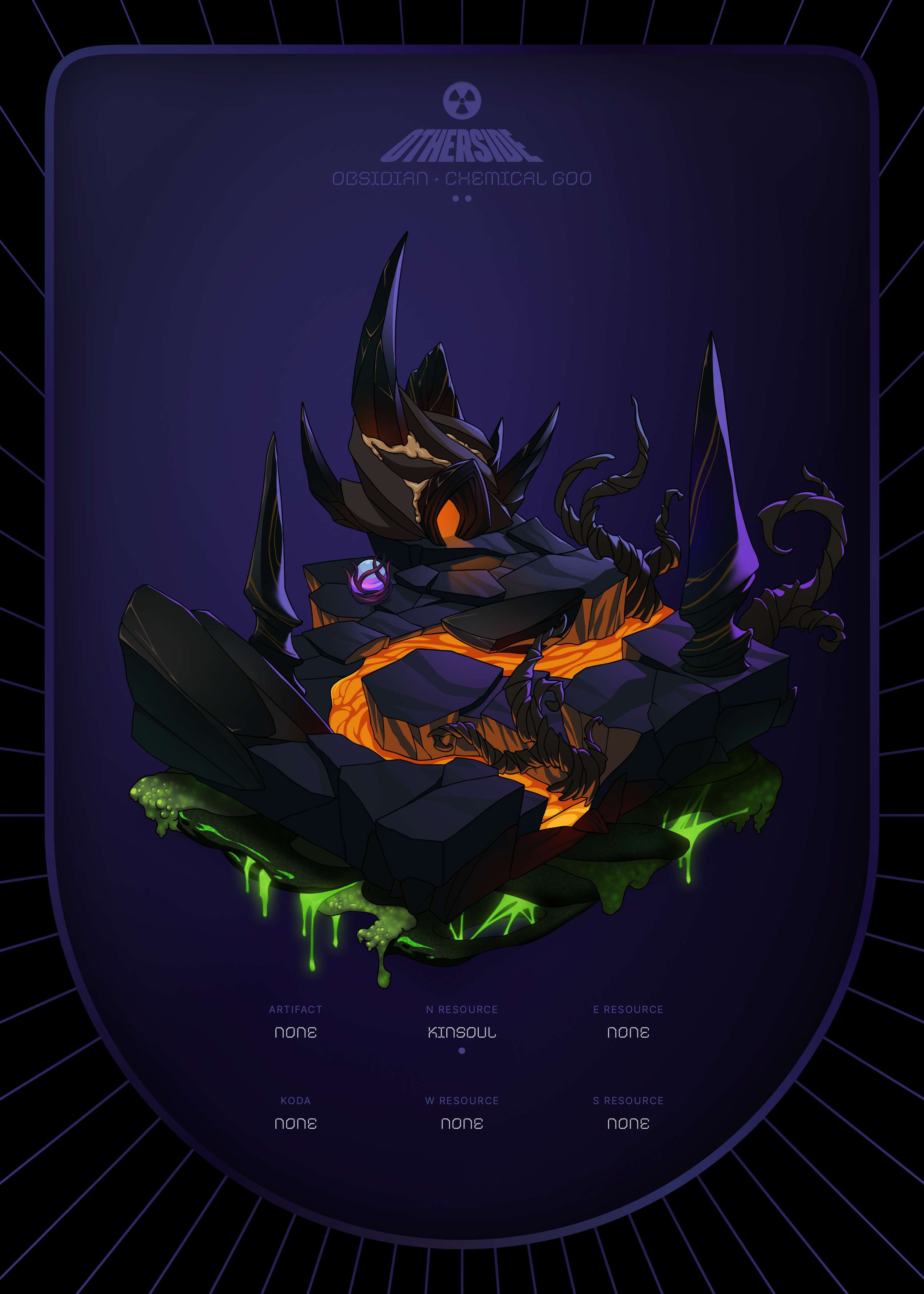 Otherdeed #15916 — Obsidian