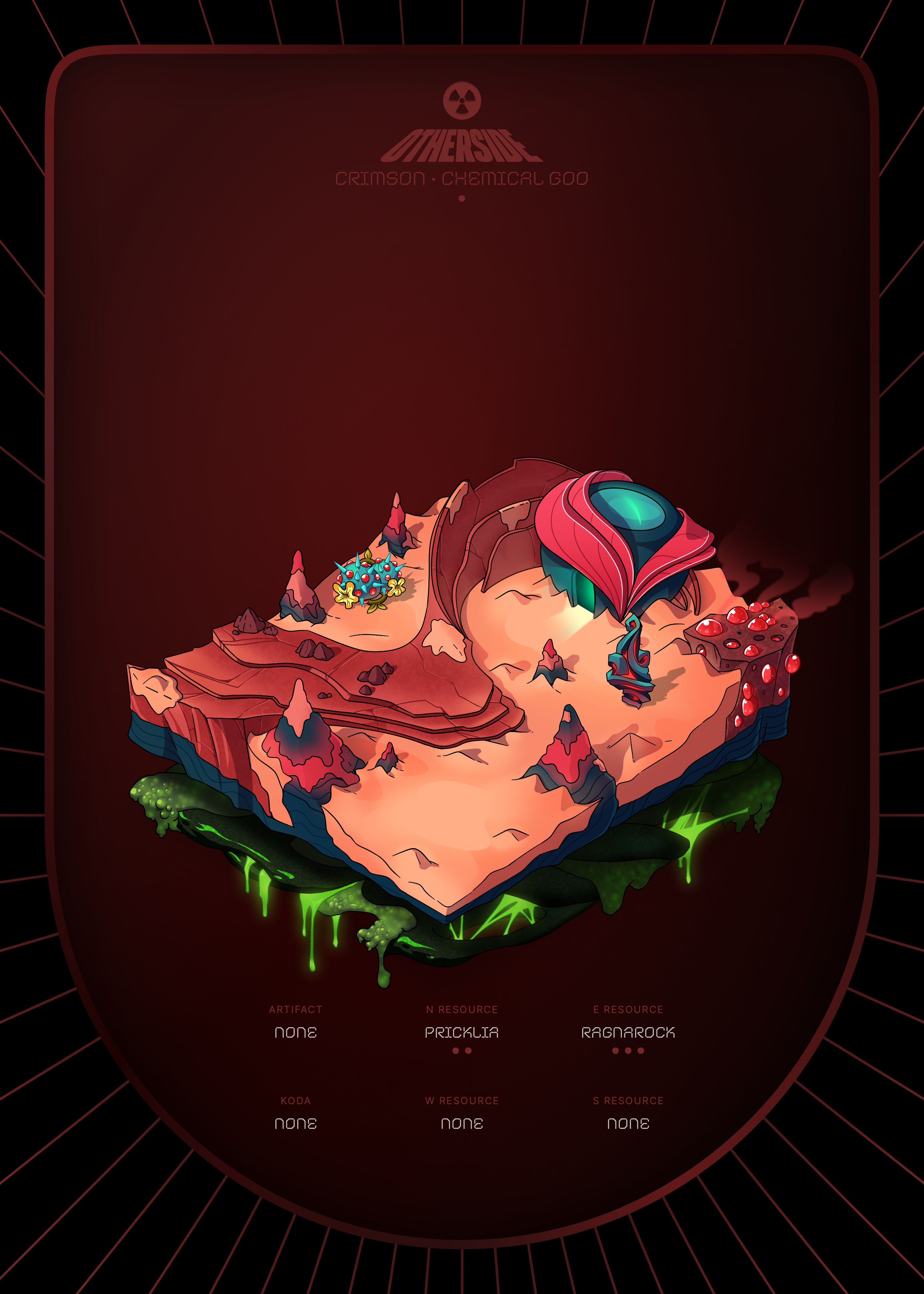 Otherdeed #16268 — Crimson