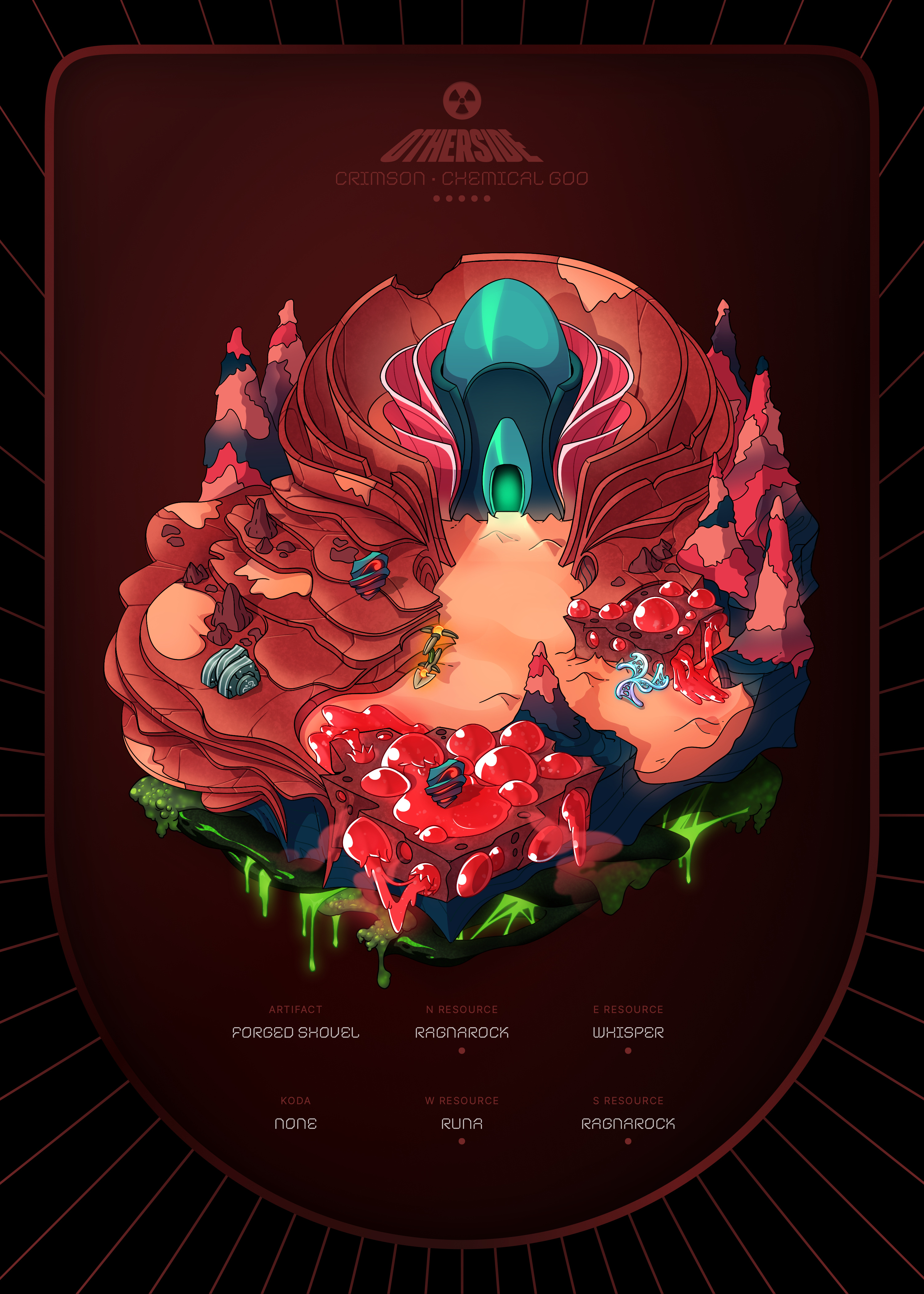 Otherdeed #14729 — Crimson