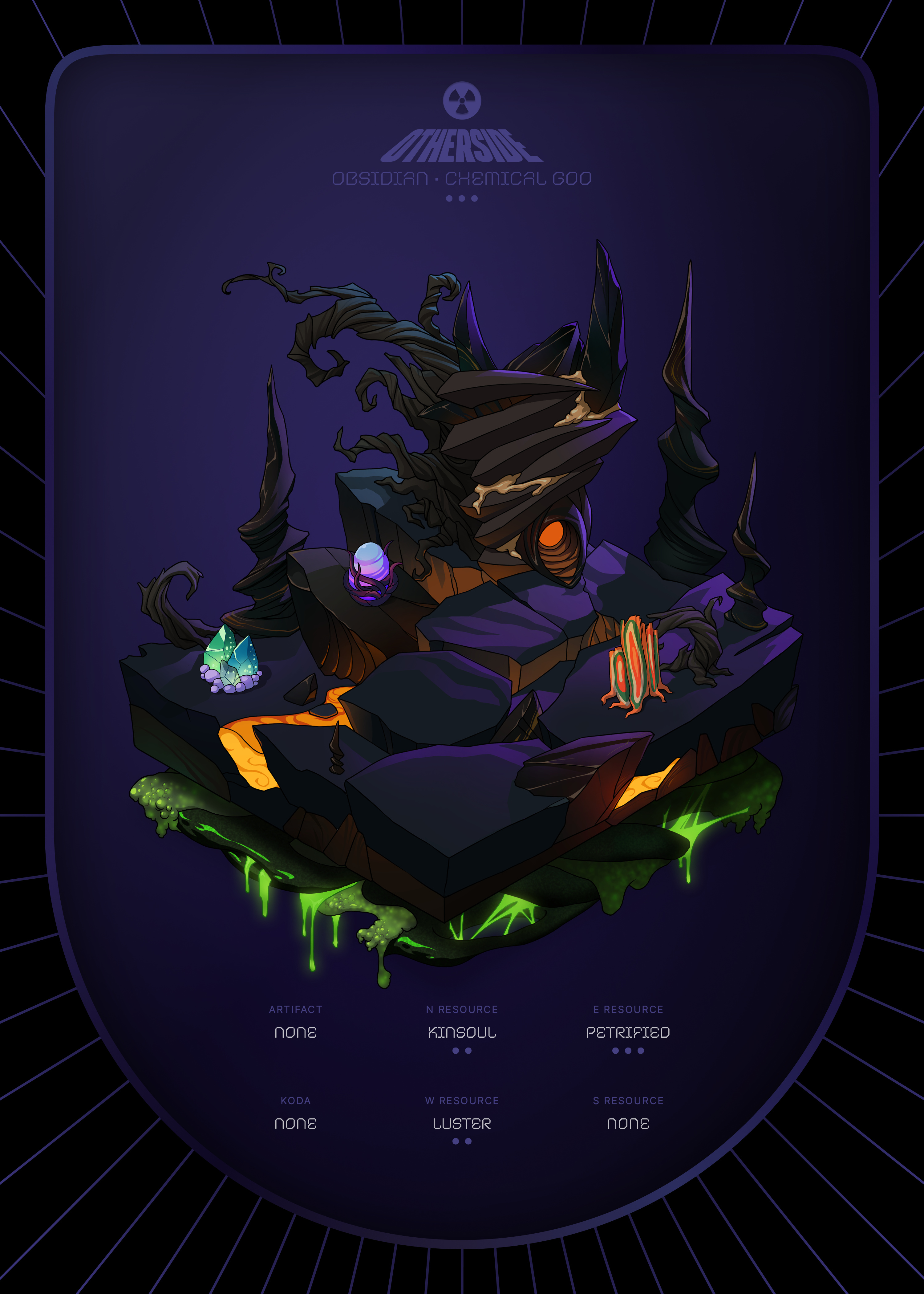Otherdeed #10275 — Obsidian