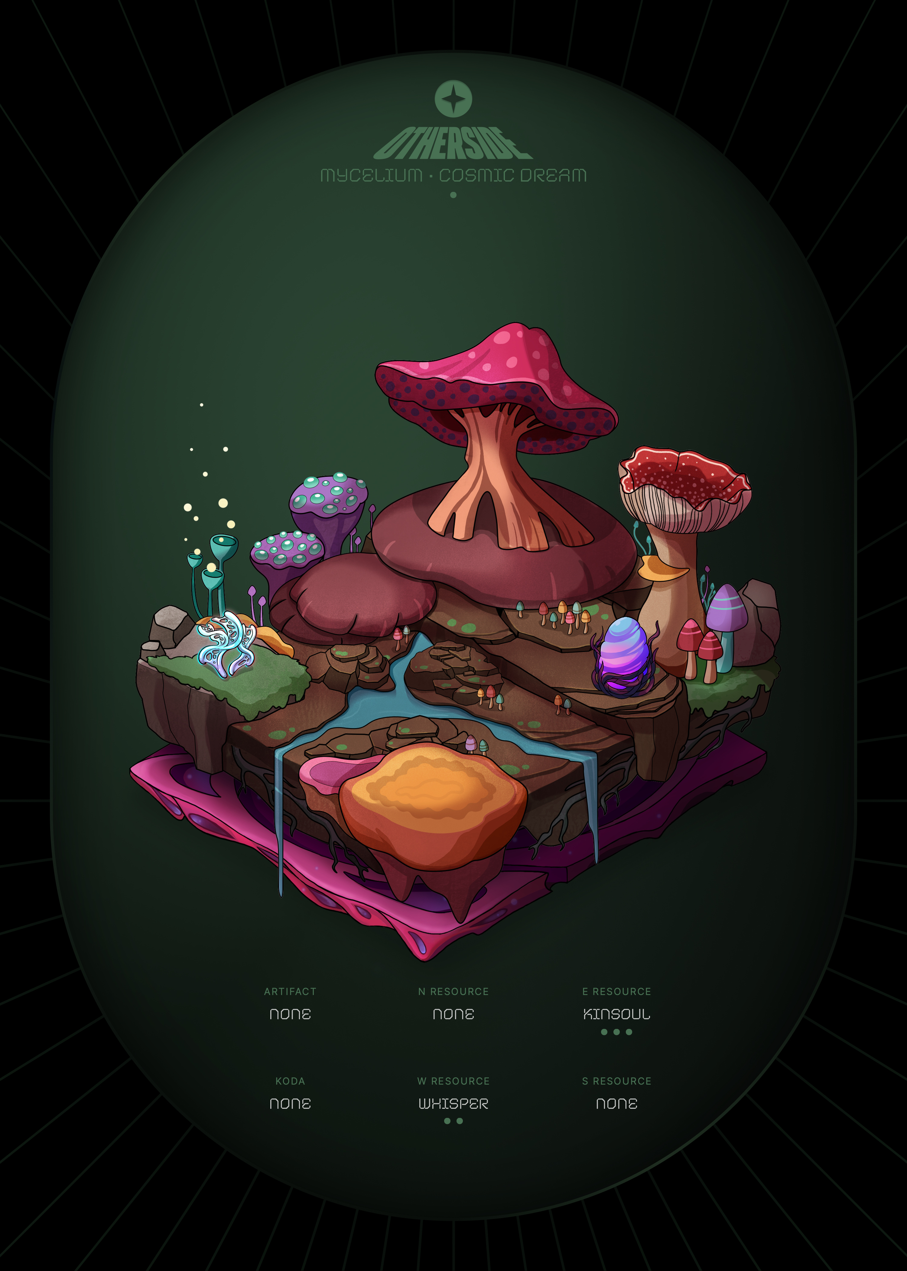 Otherdeed #37911 — Mycelium