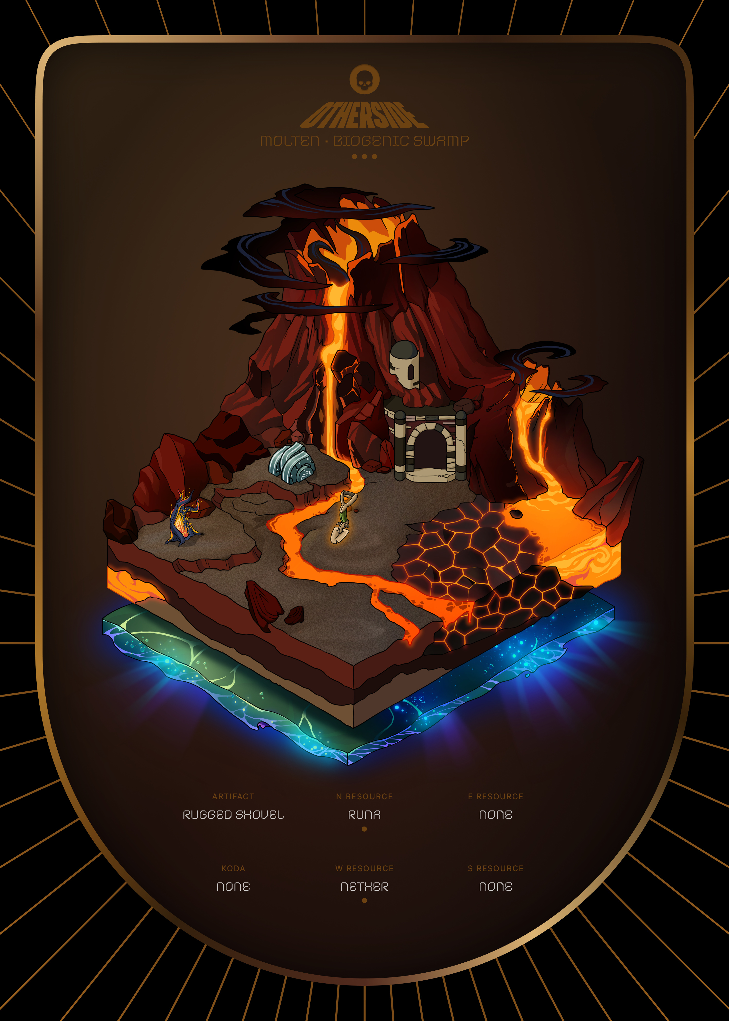 Otherdeed #5025 — Molten