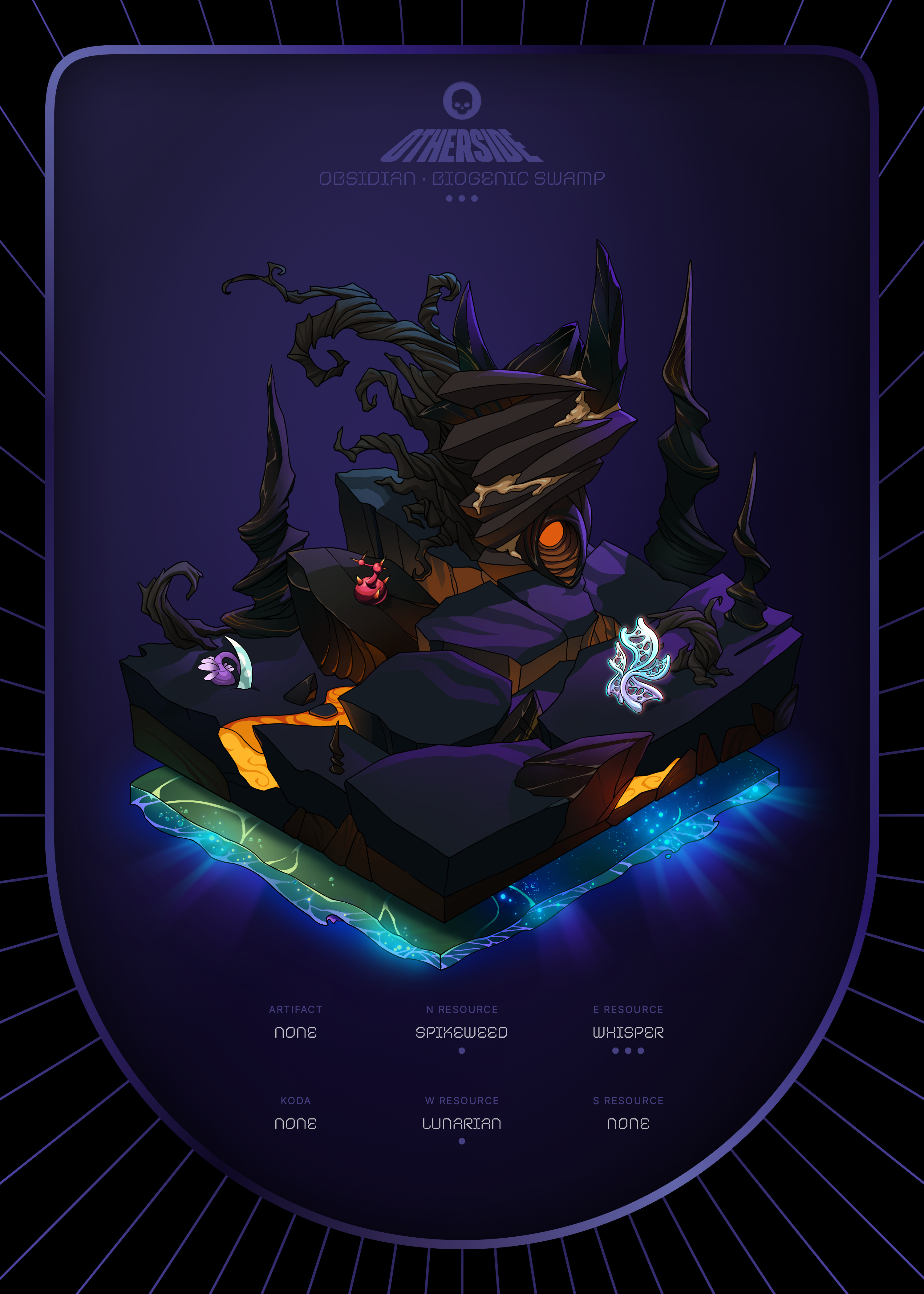 Otherdeed #5682 — Obsidian