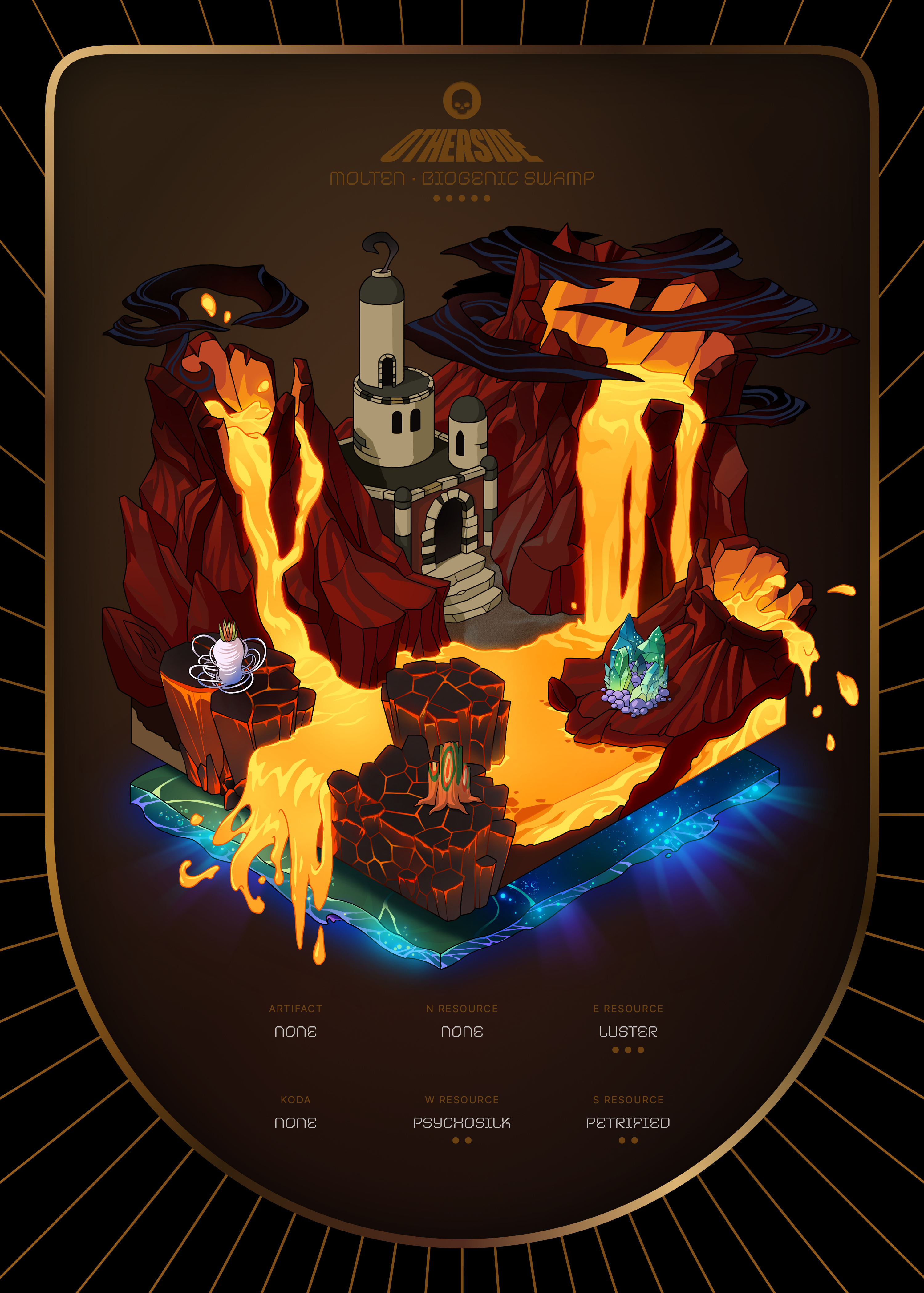 Otherdeed #3046 — Molten