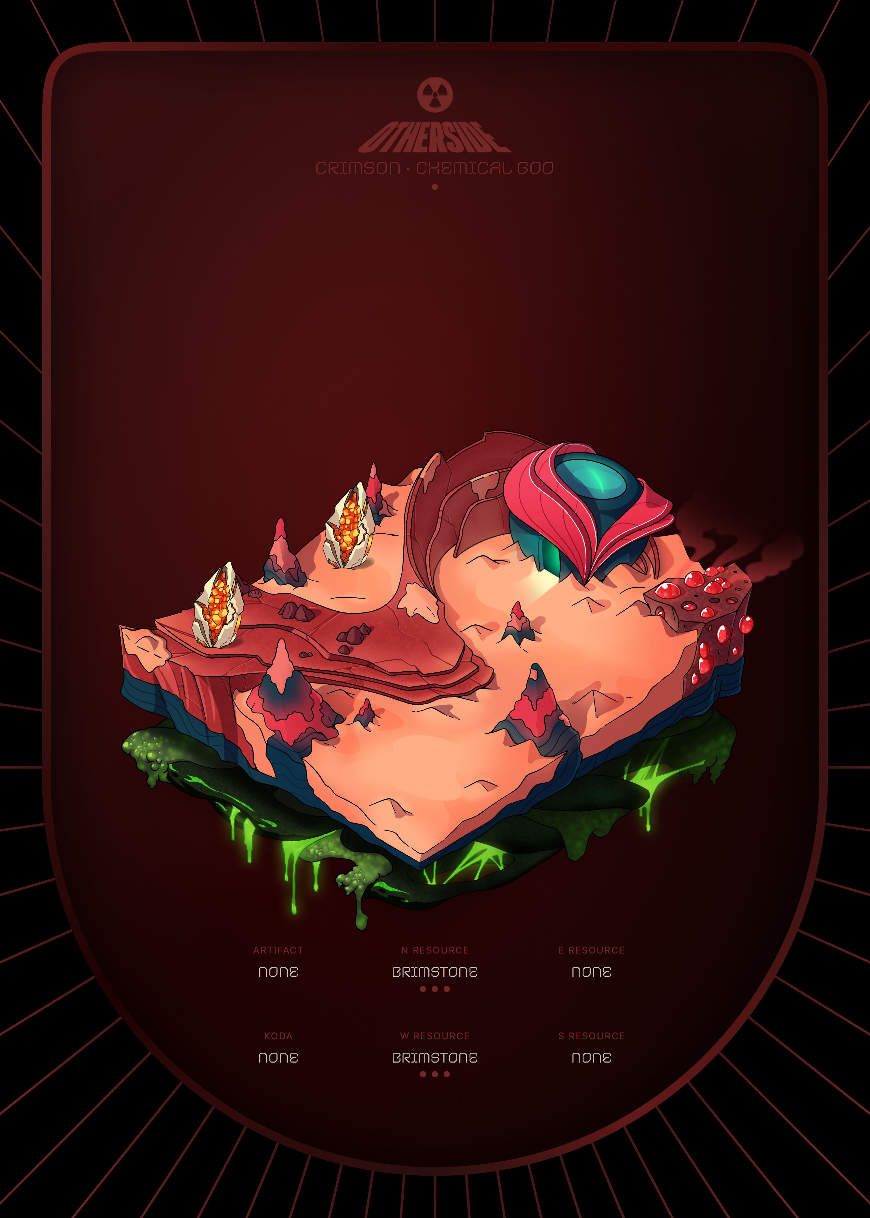 Otherdeed #26307 — Crimson