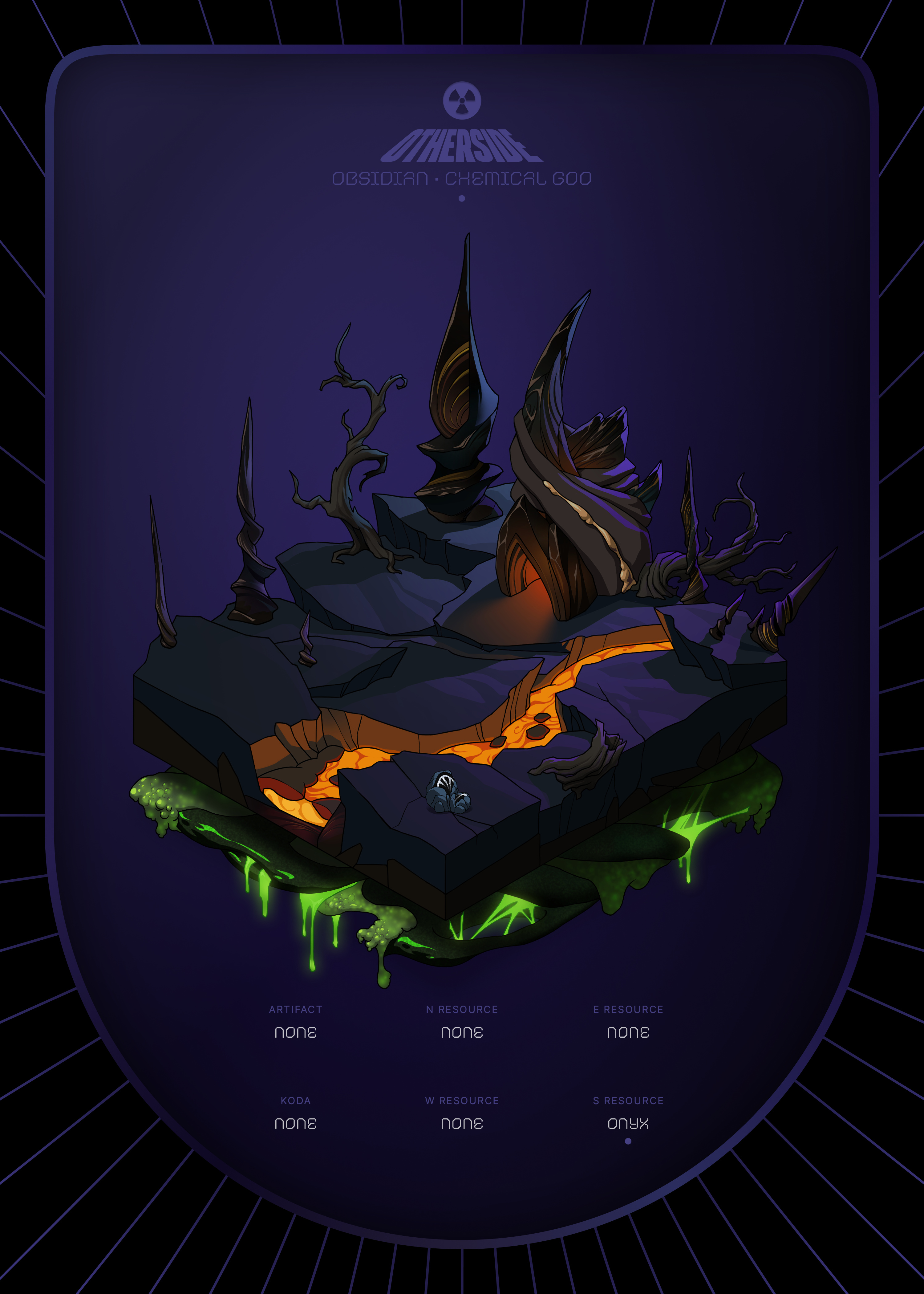 Otherdeed #20401 — Obsidian