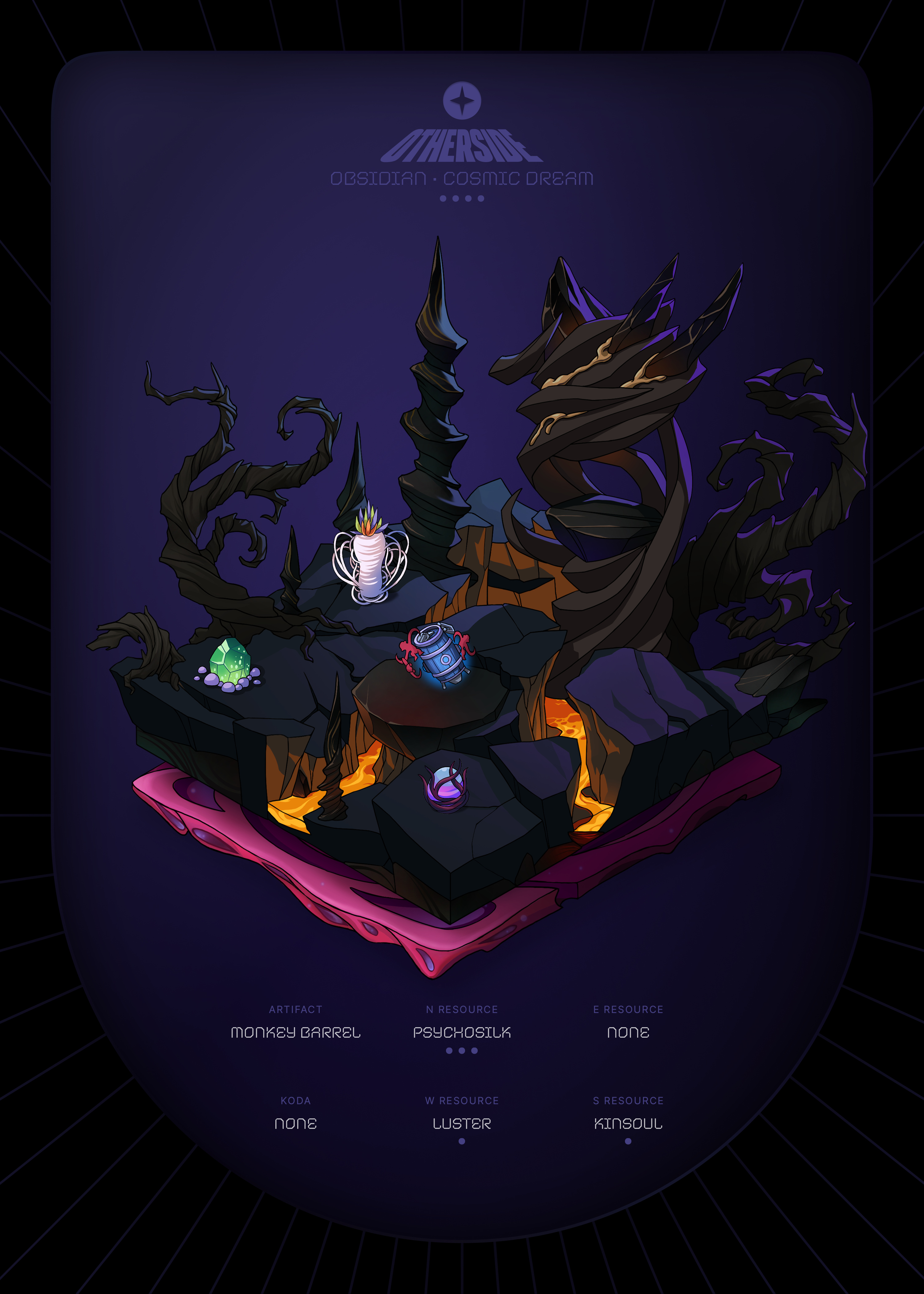 Otherdeed #91852 — Obsidian