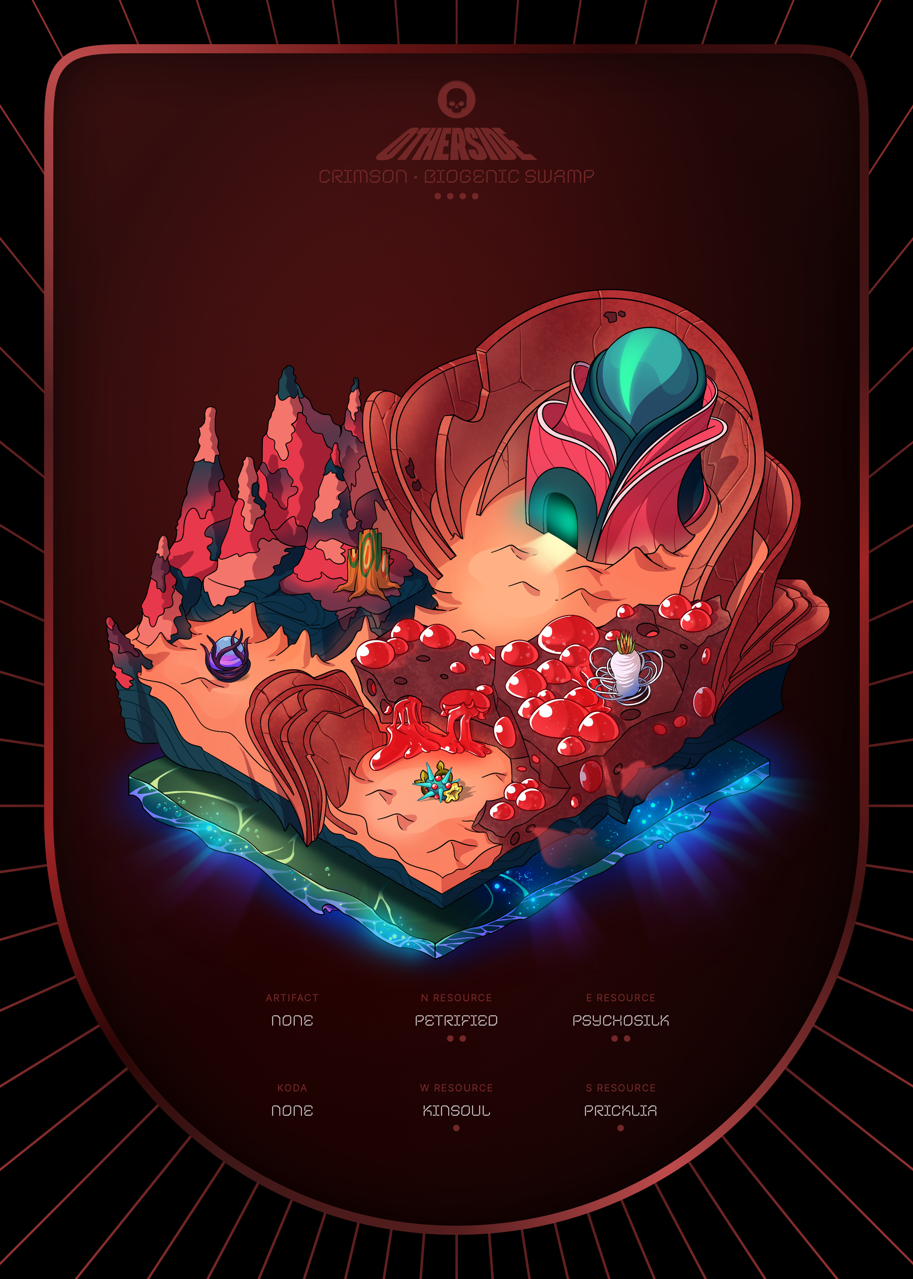 Otherdeed #4837 — Crimson