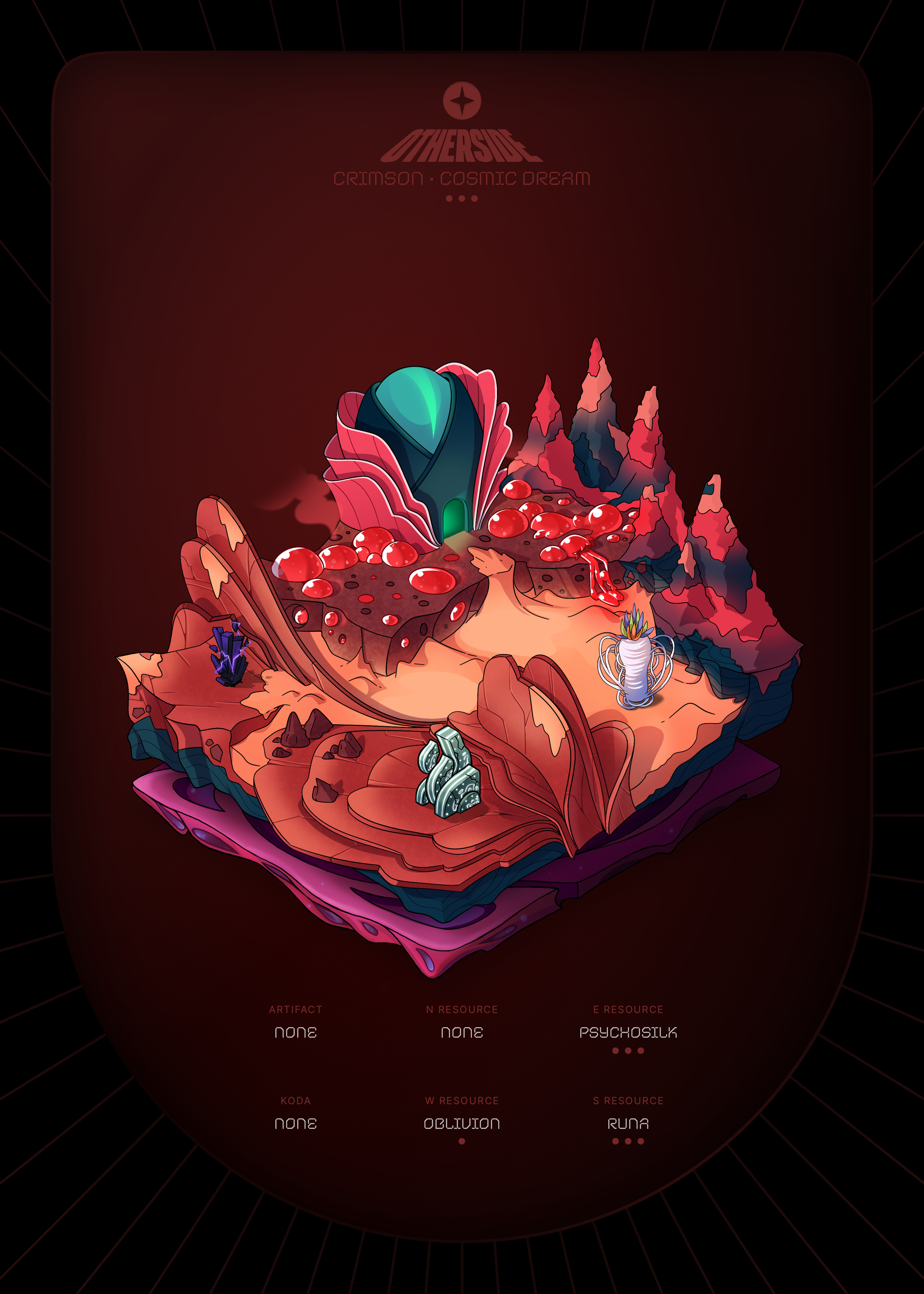 Otherdeed #98223 — Crimson