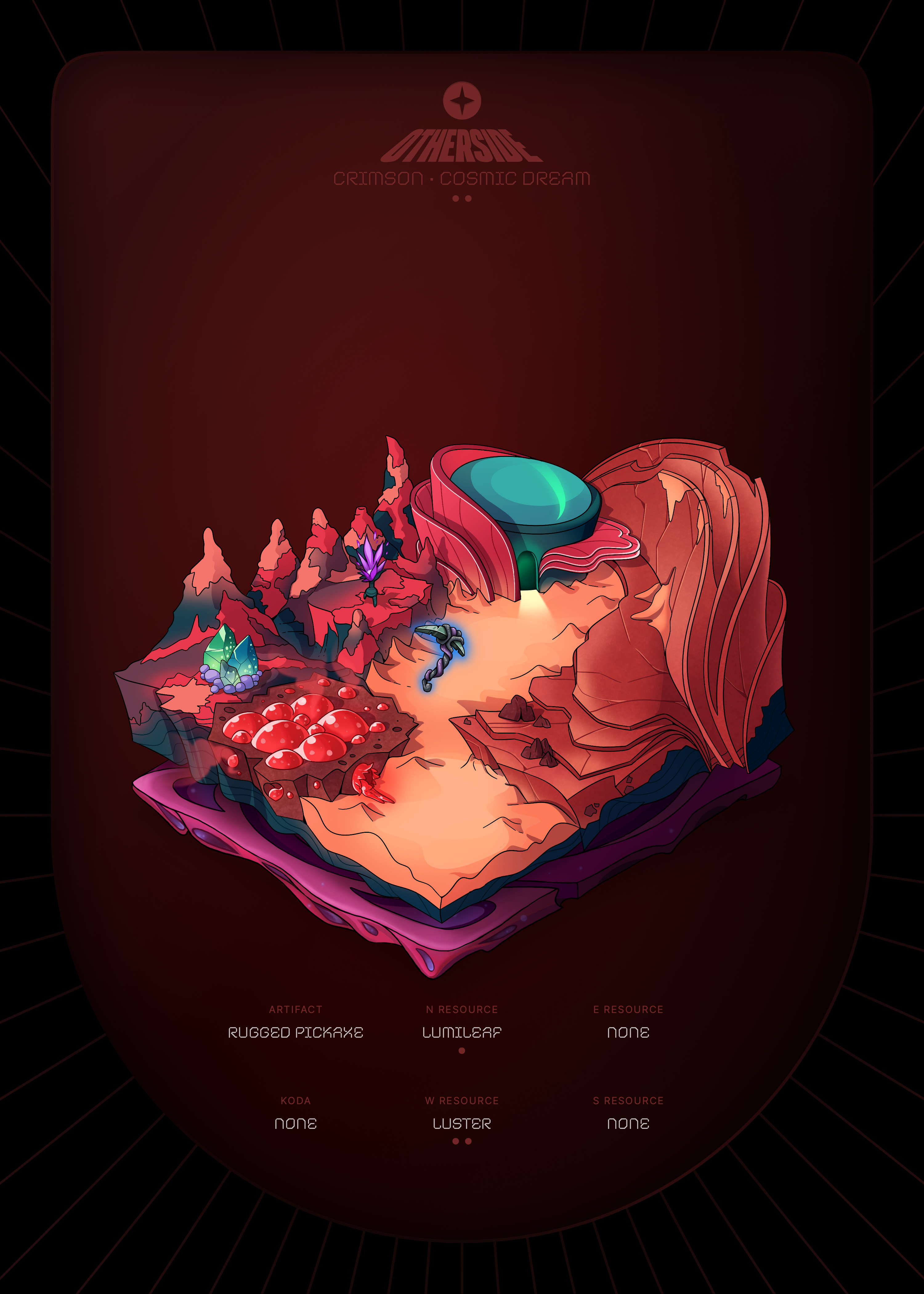 Otherdeed #37105 — Crimson