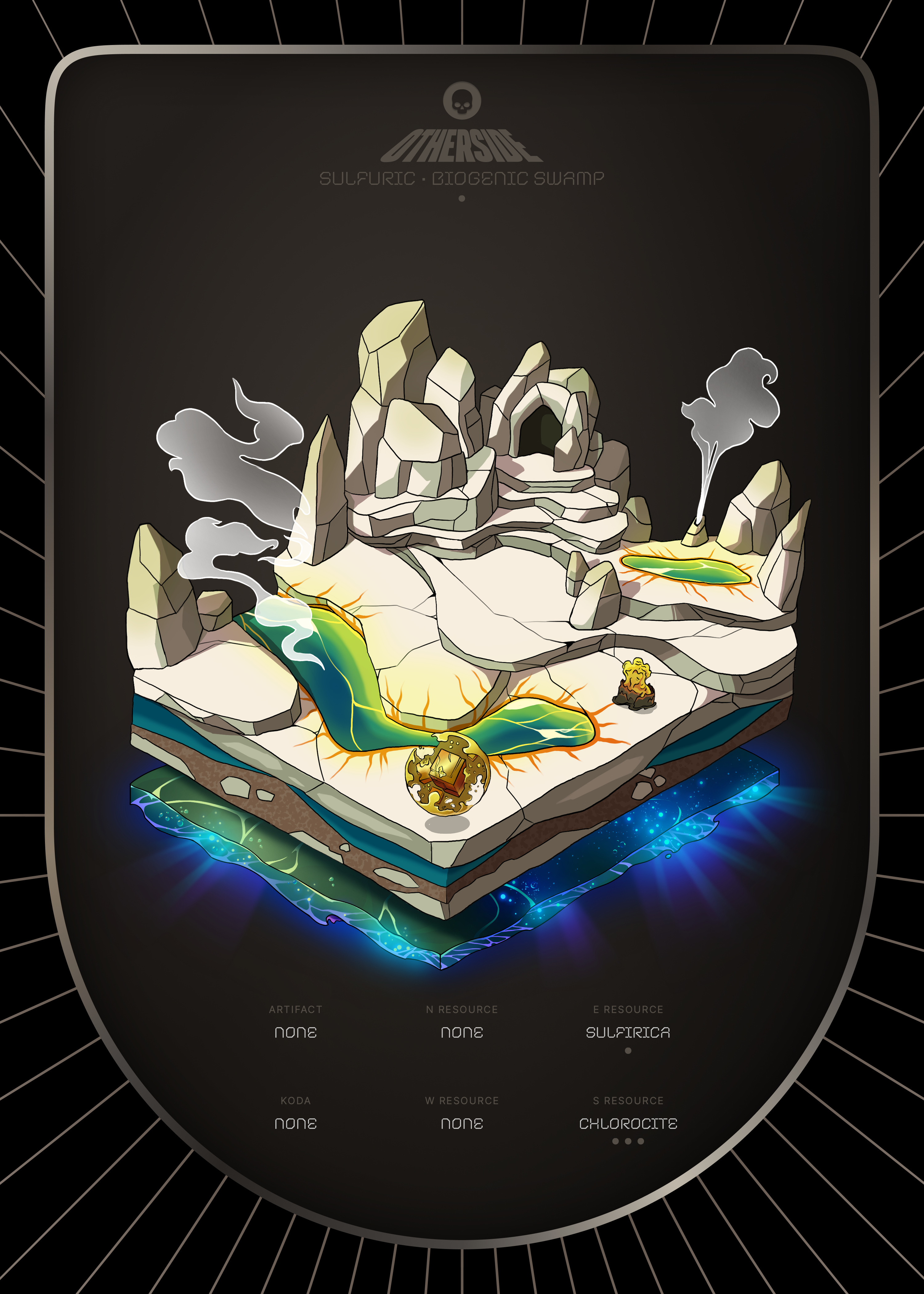 Otherdeed #7422 — Sulfuric
