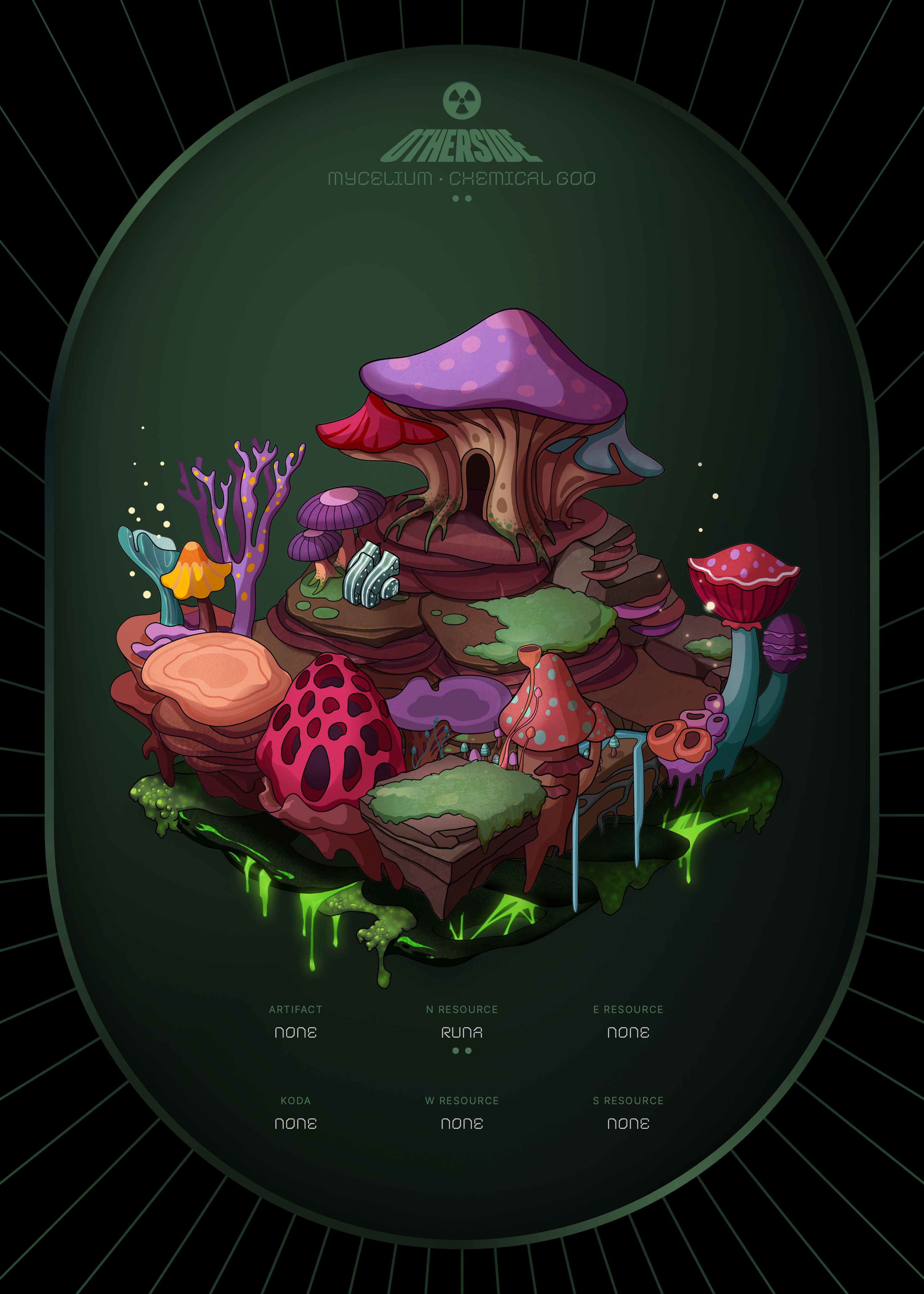 Otherdeed #12961 — Mycelium