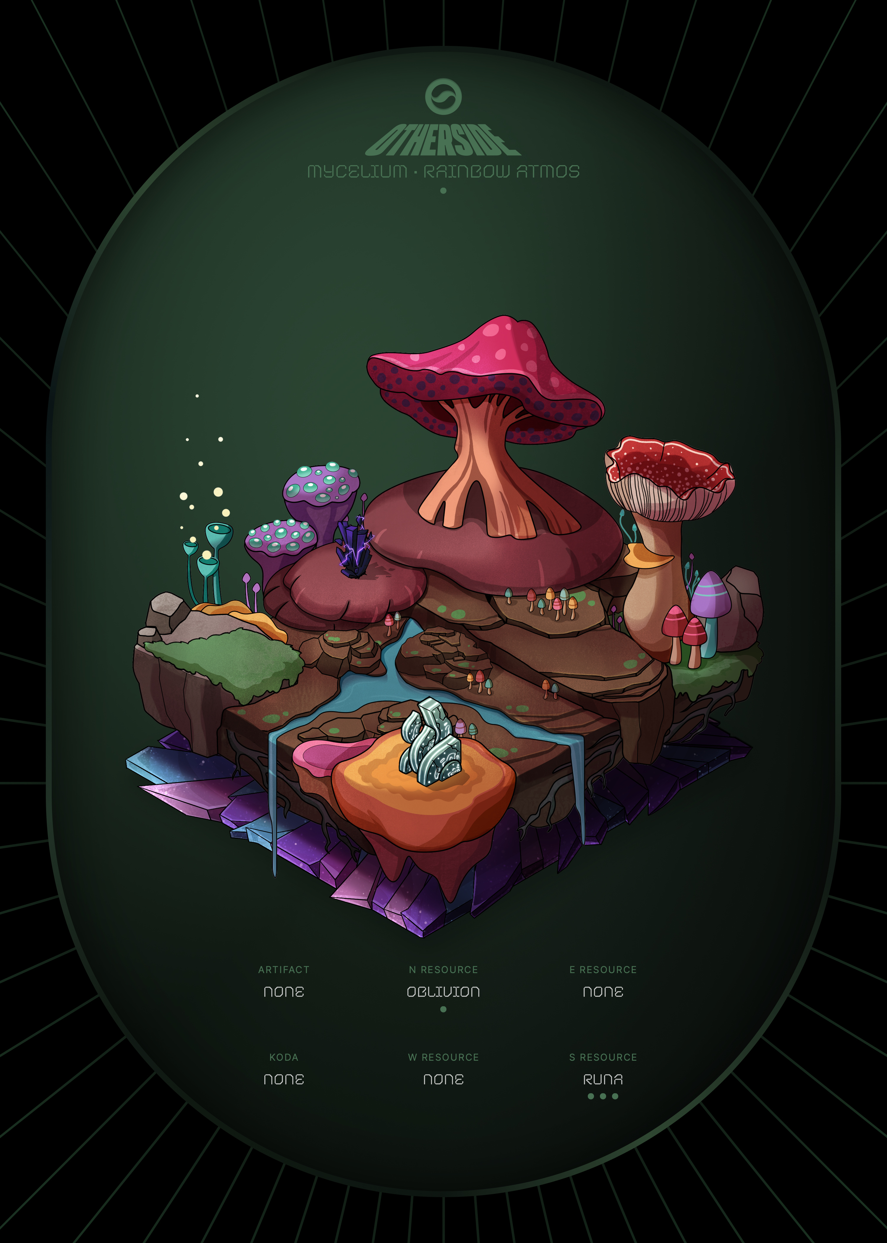 Otherdeed #80085 — Mycelium