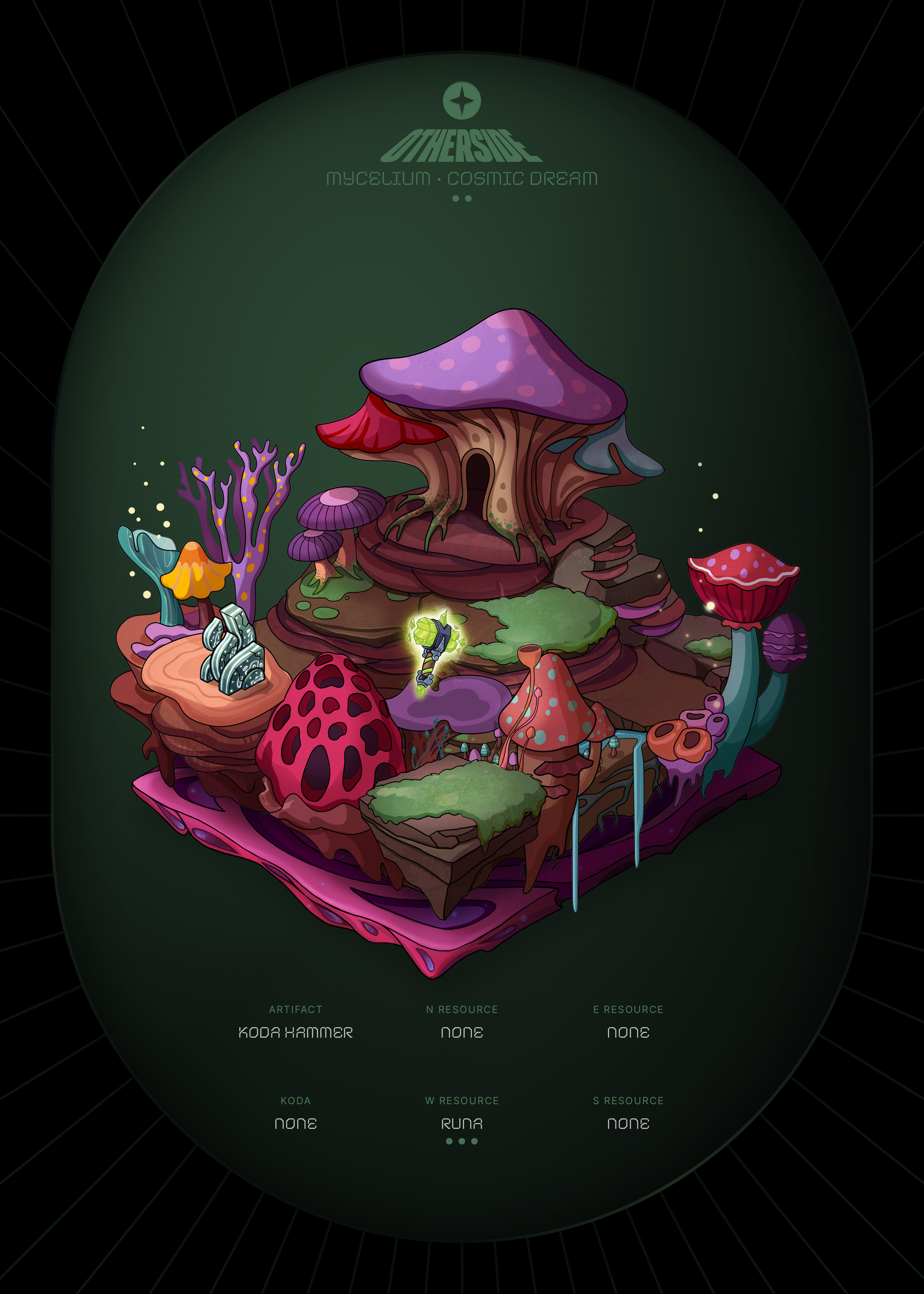 Otherdeed #90203 — Mycelium