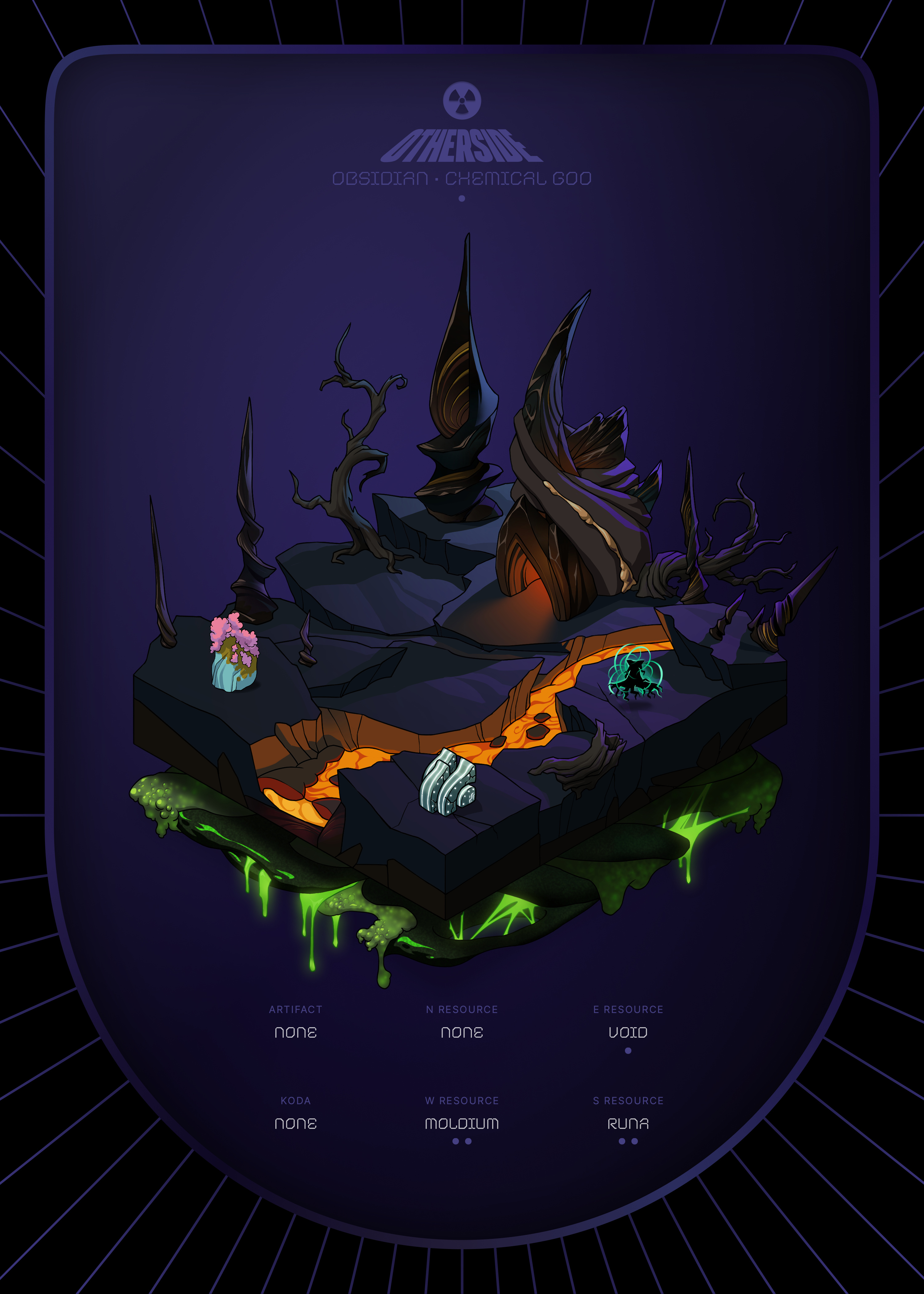 Otherdeed #25450 — Obsidian