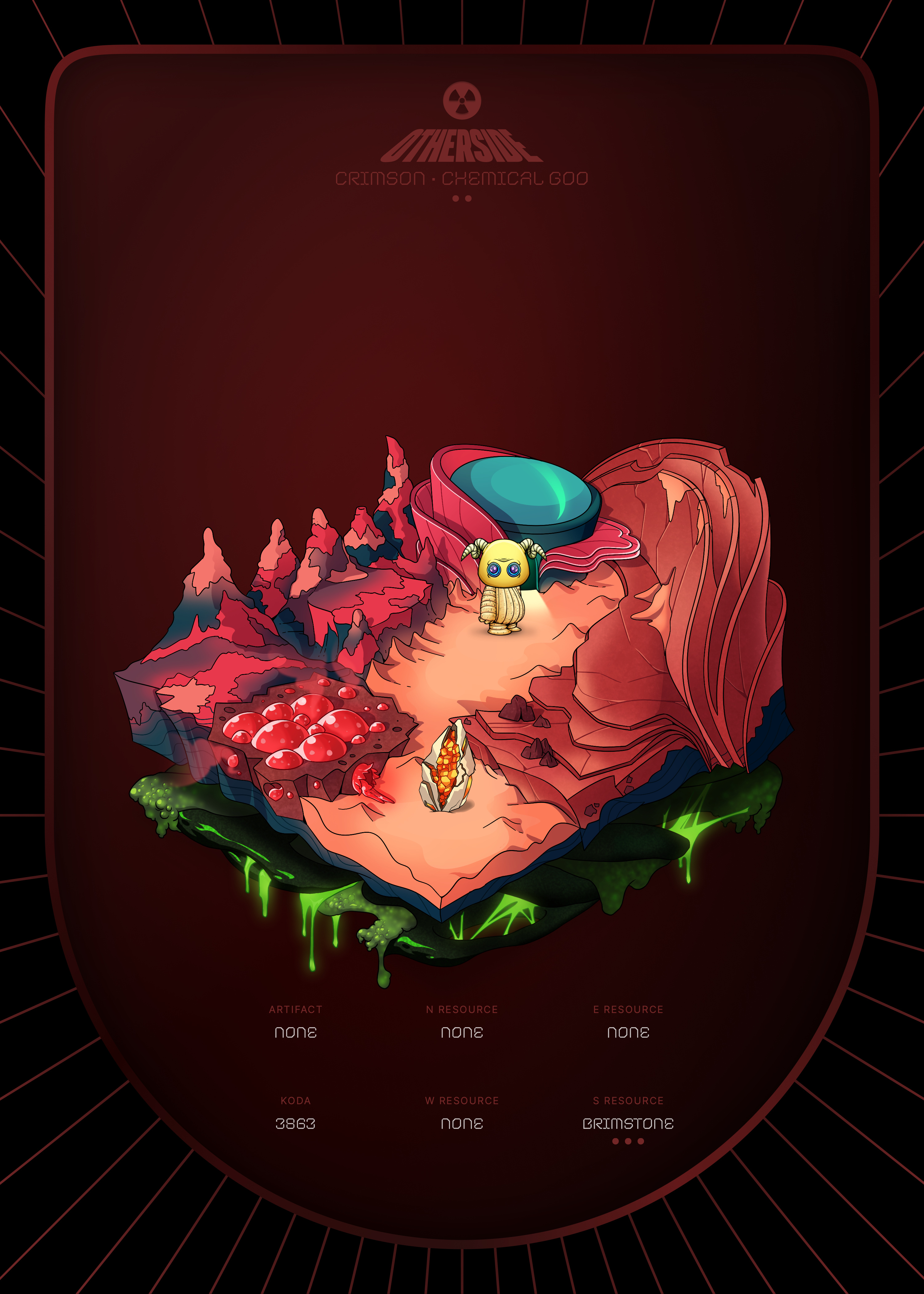 Otherdeed #18019 — Crimson