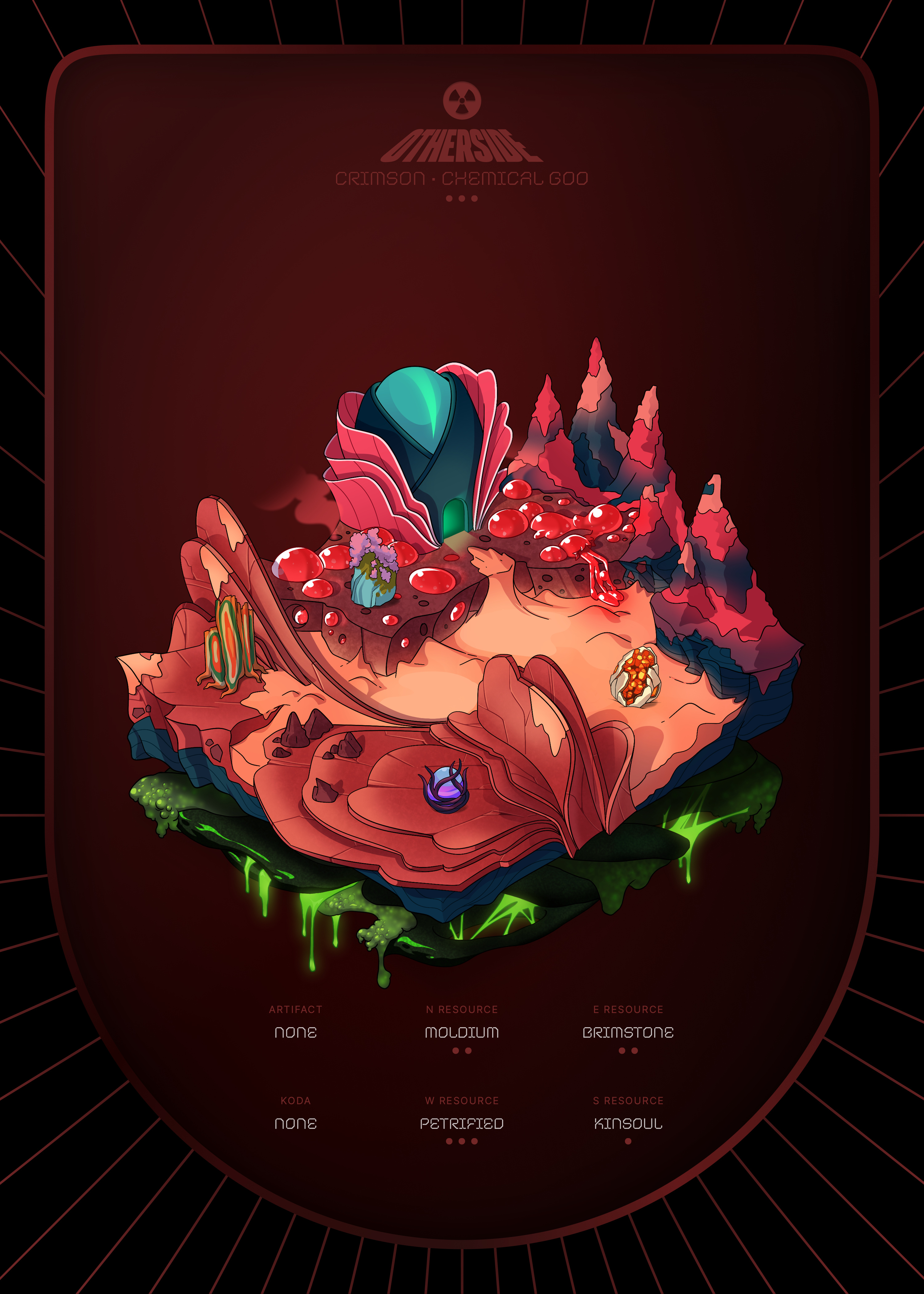 Otherdeed #25173 — Crimson