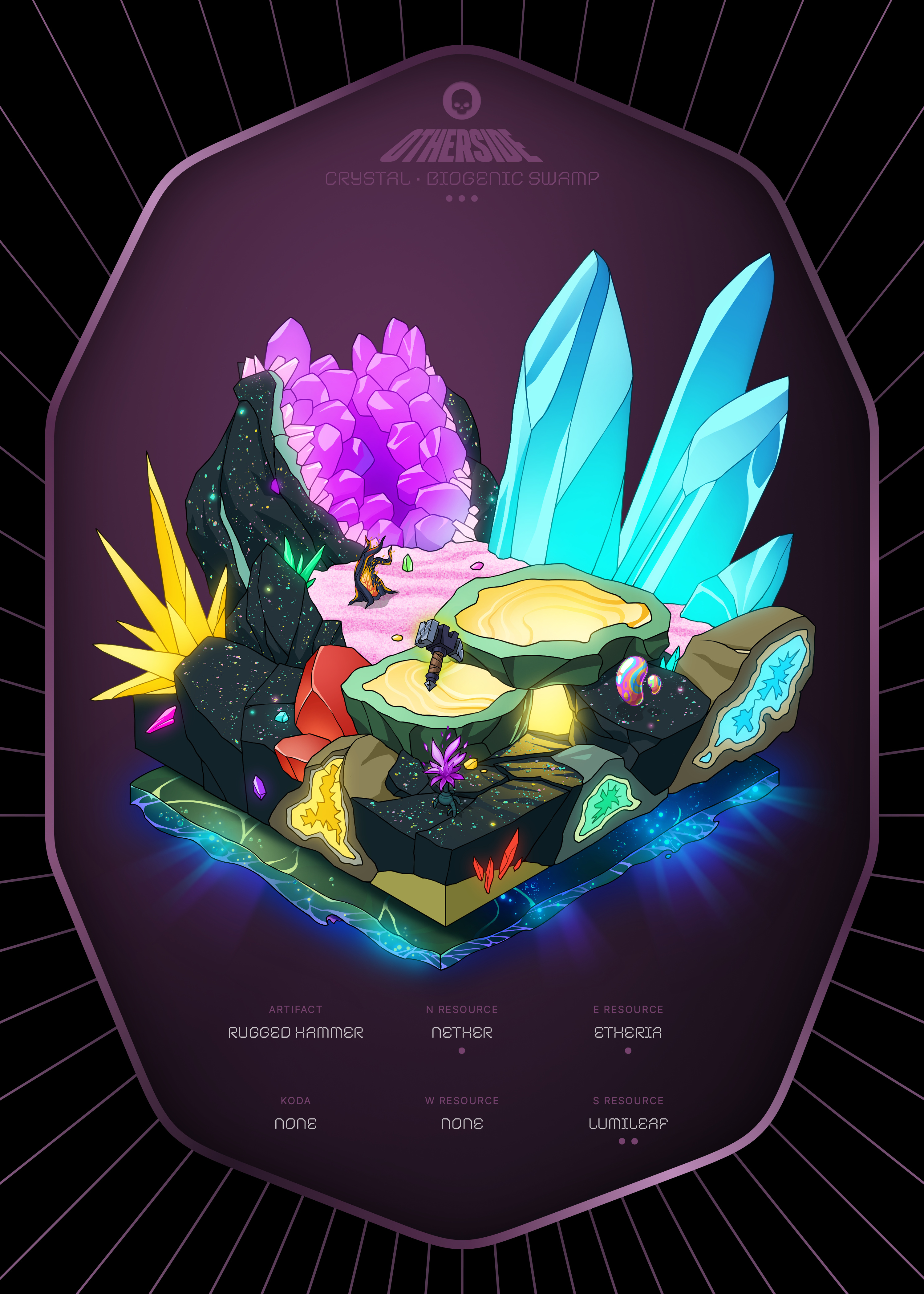 Otherdeed #8528 — Crystal