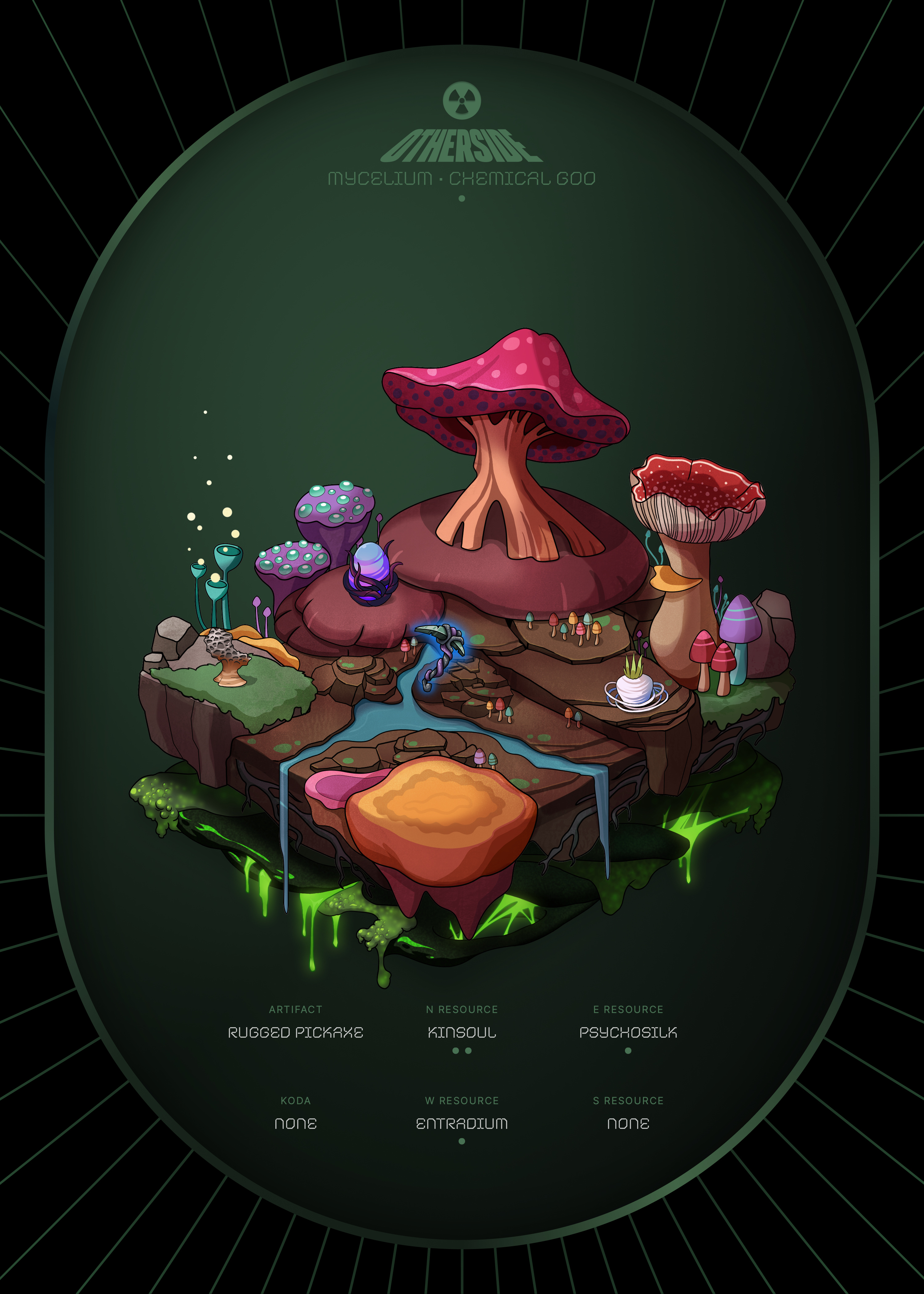 Otherdeed #21490 — Mycelium