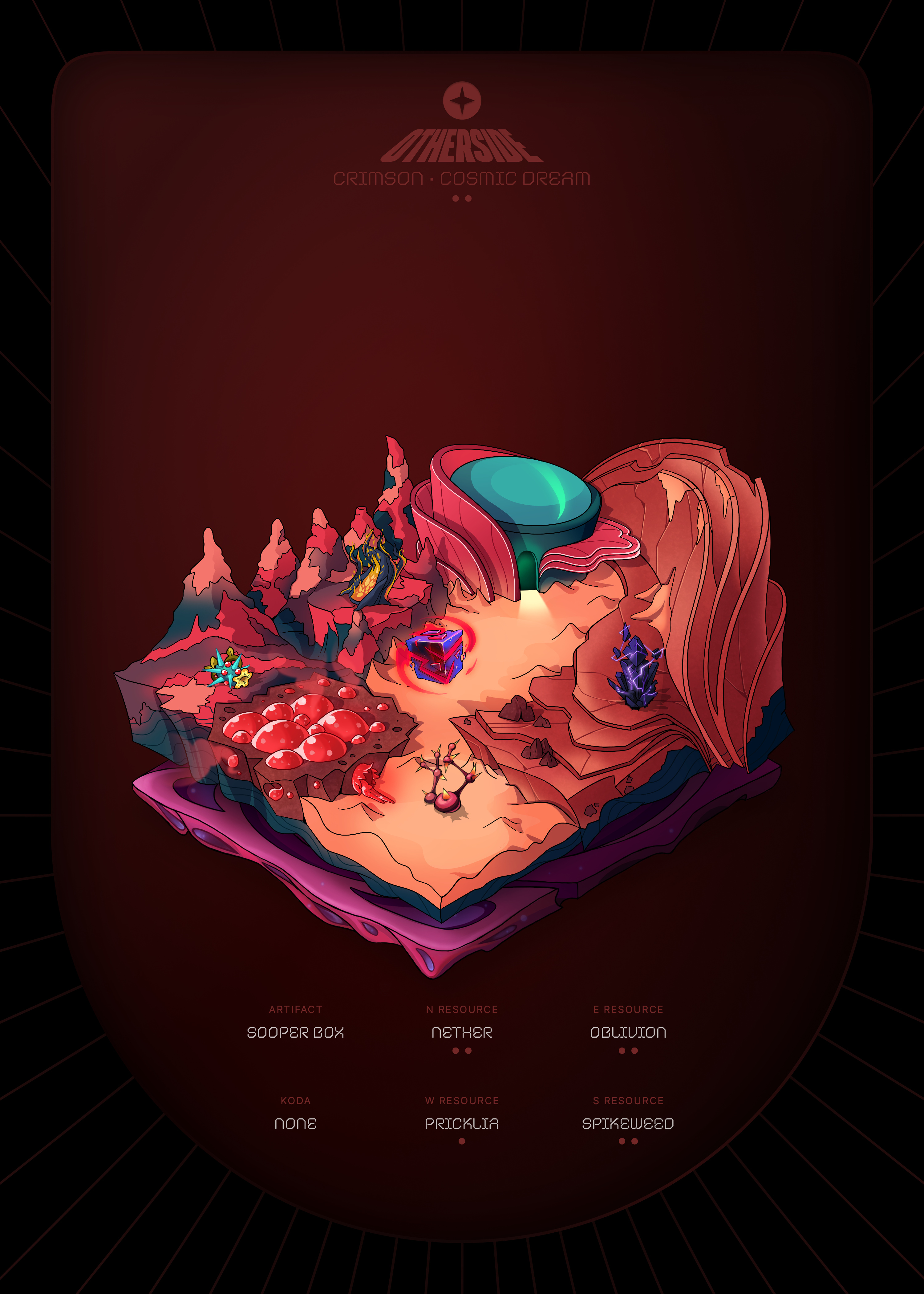 Otherdeed #32300 — Crimson