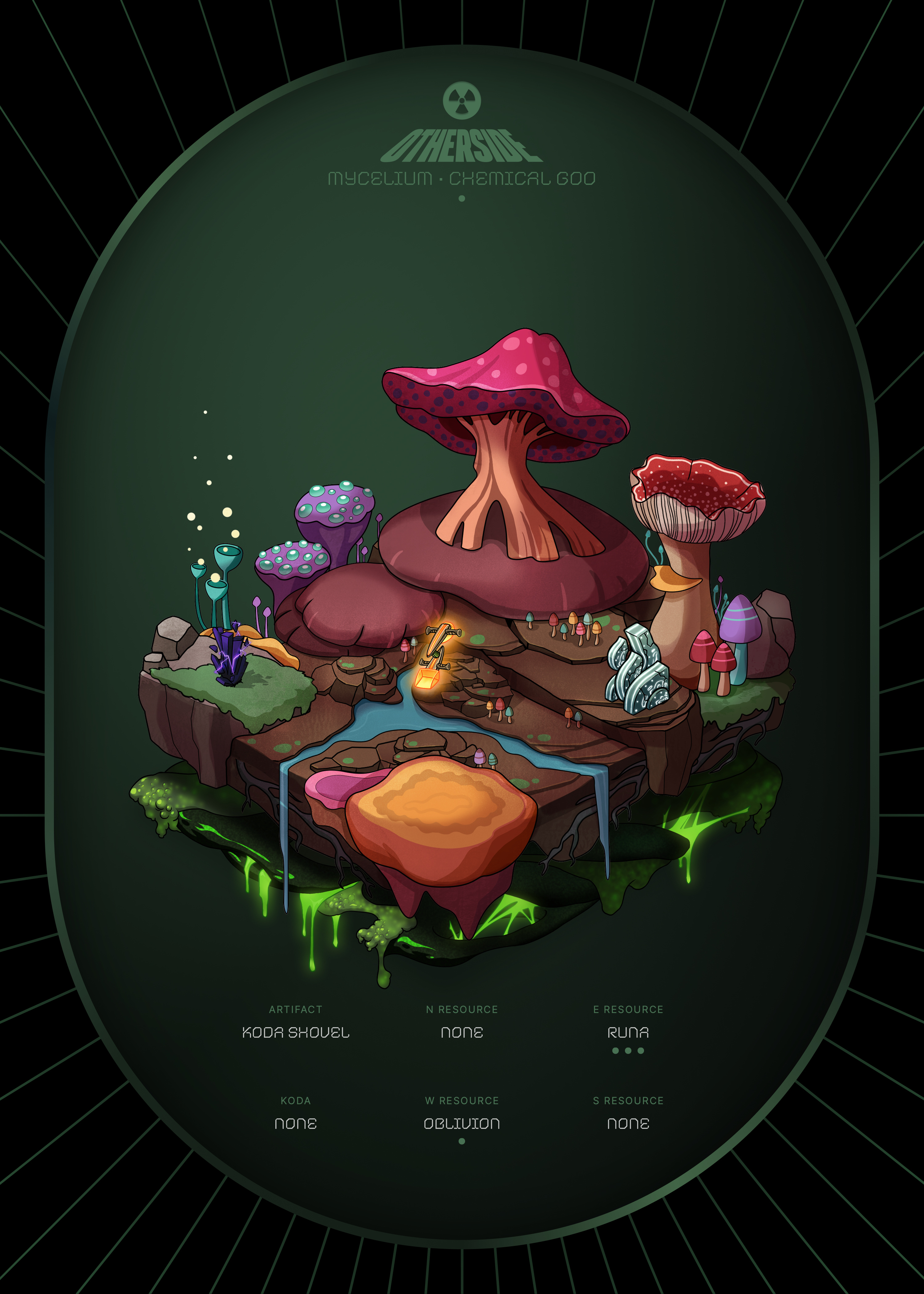 Otherdeed #20086 — Mycelium