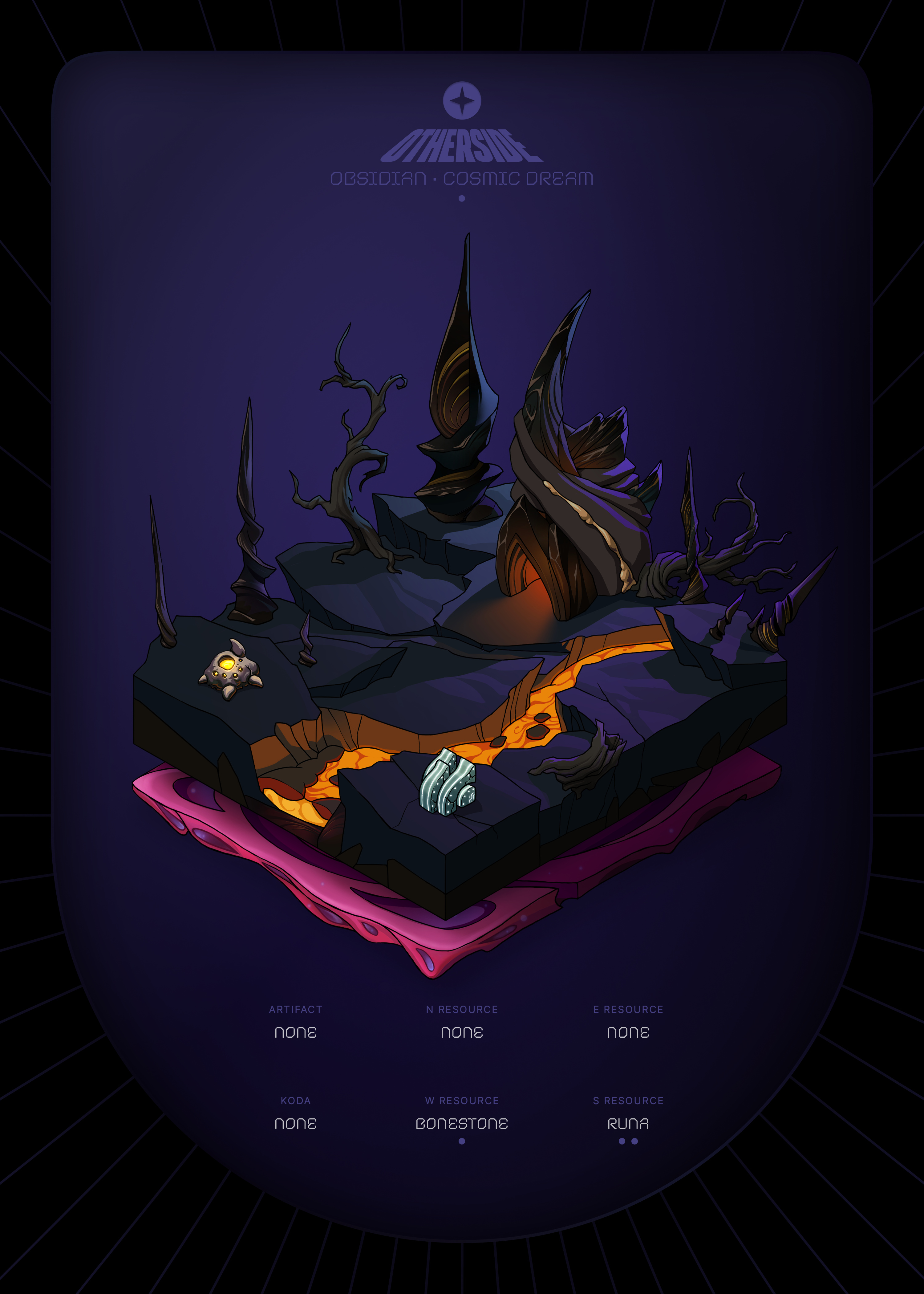 Otherdeed #30037 — Obsidian
