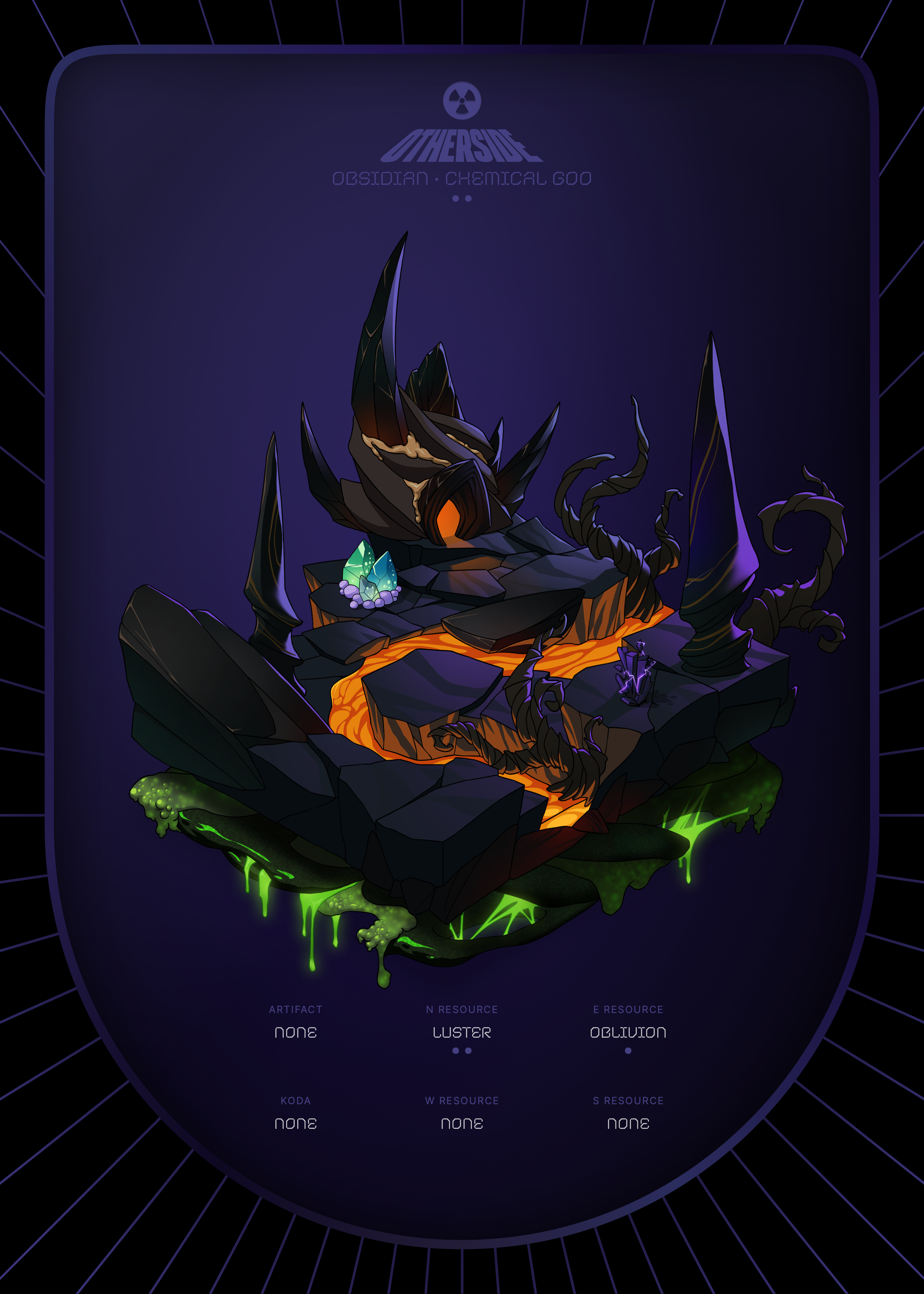 Otherdeed #12430 — Obsidian