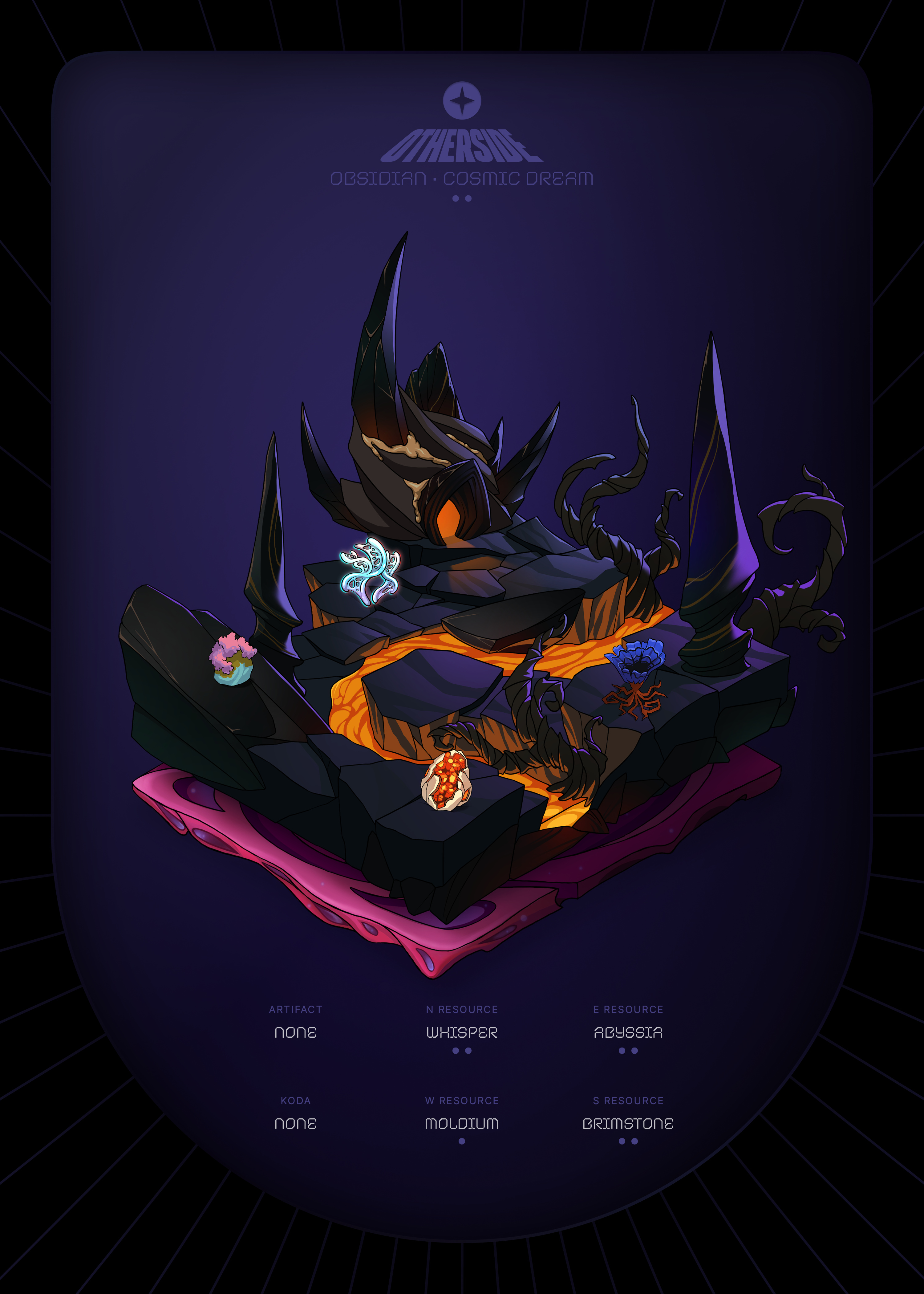 Otherdeed #87280 — Obsidian