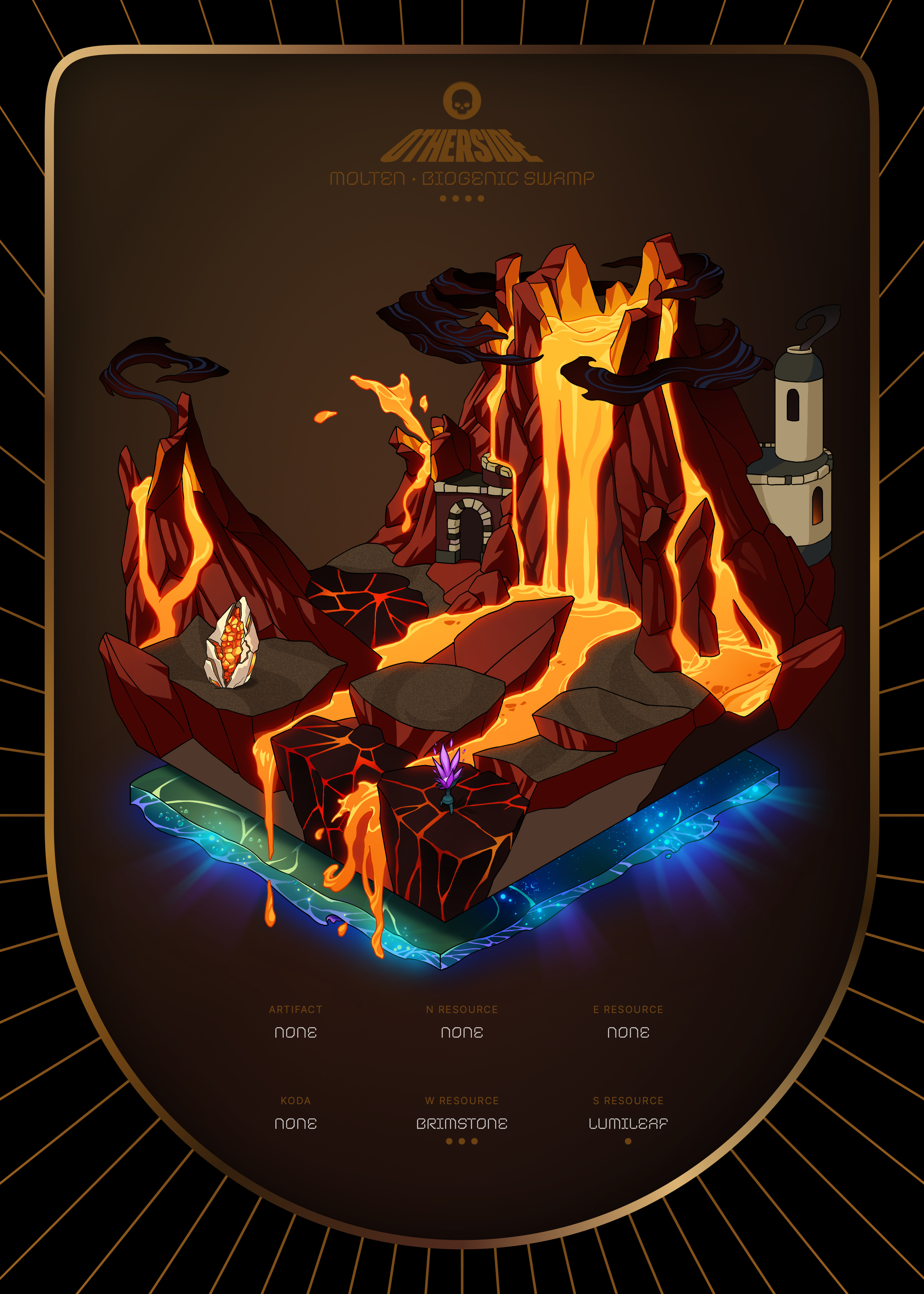 Otherdeed #3342 — Molten