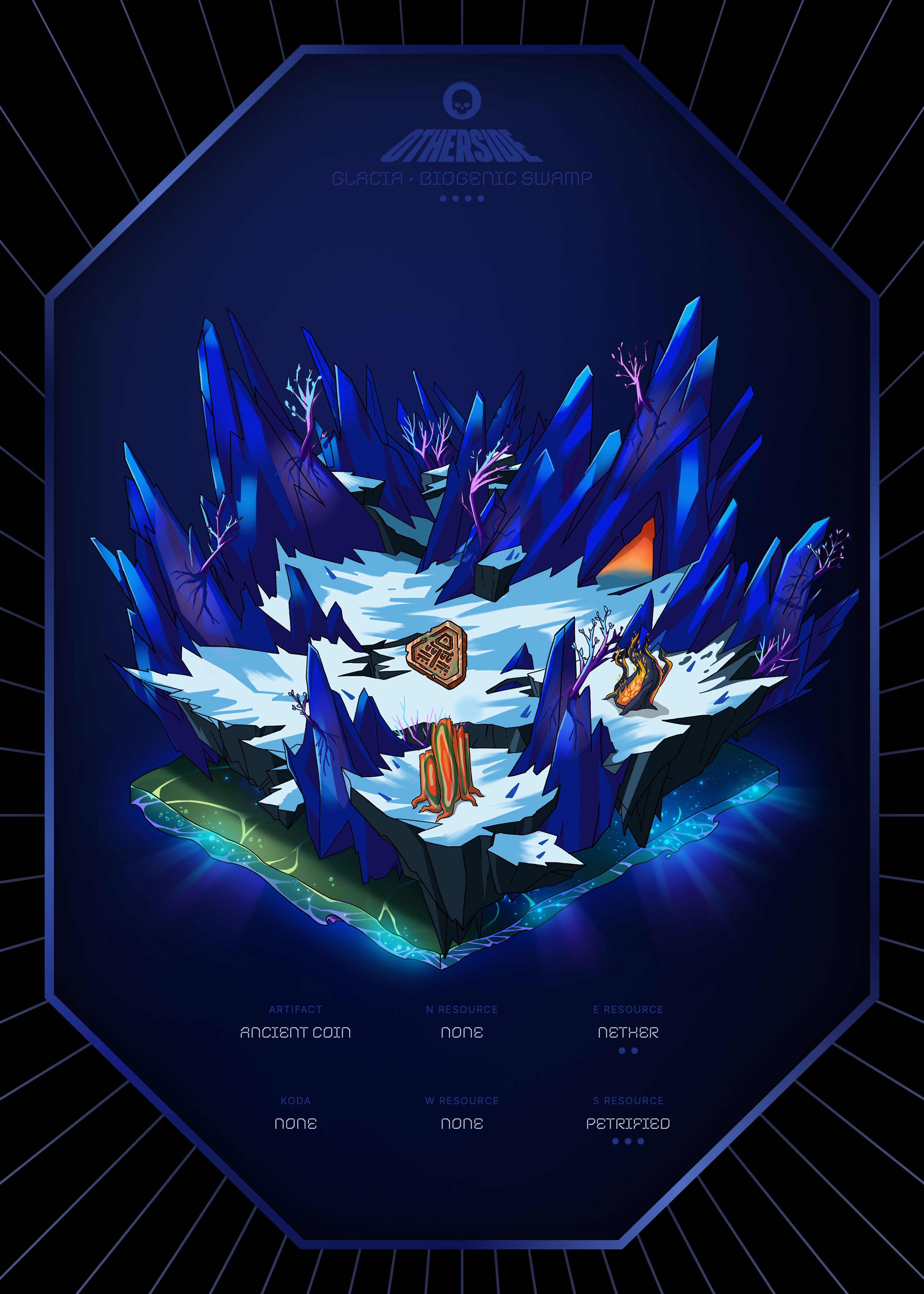 Otherdeed #8853 — Glacia