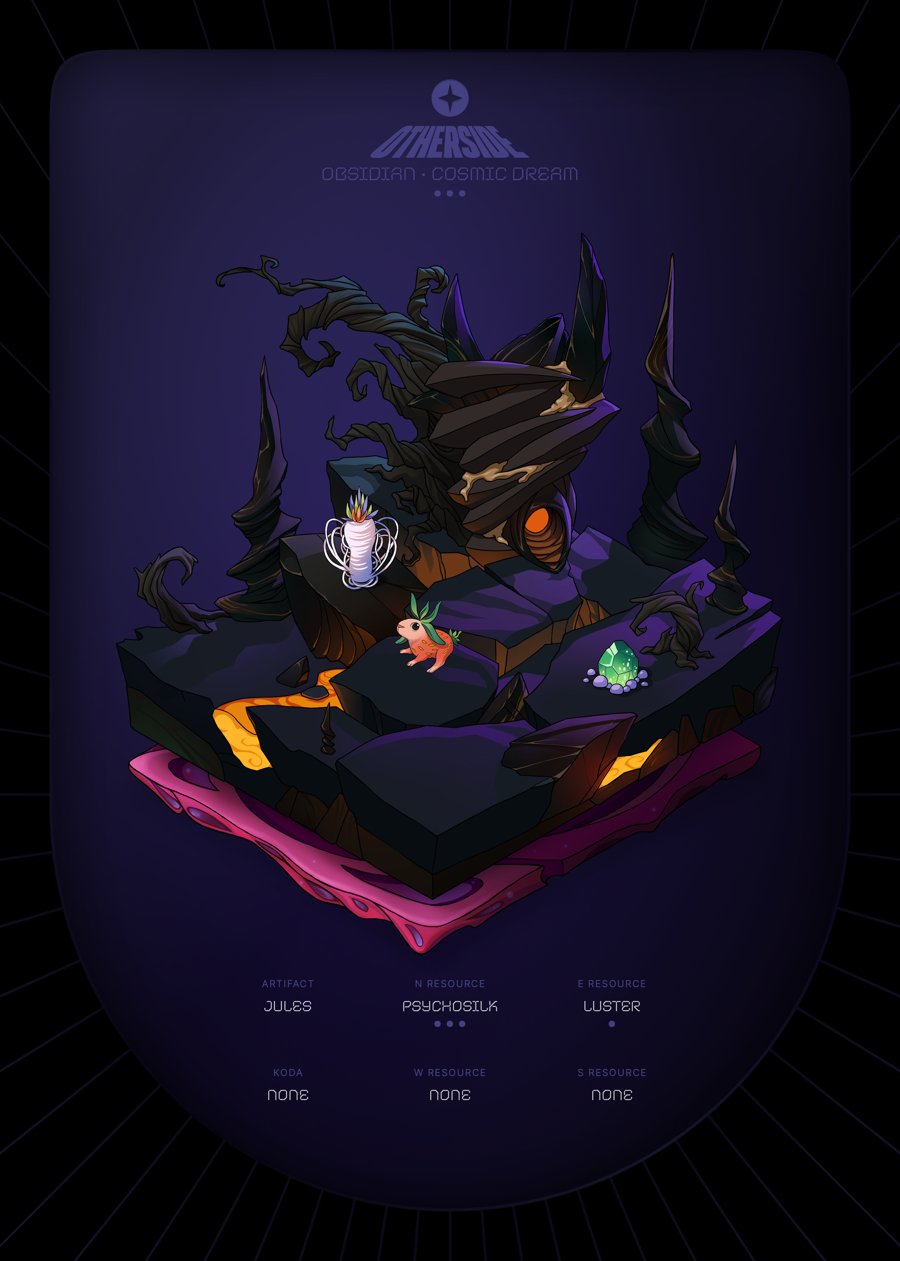 Otherdeed #33390 — Obsidian