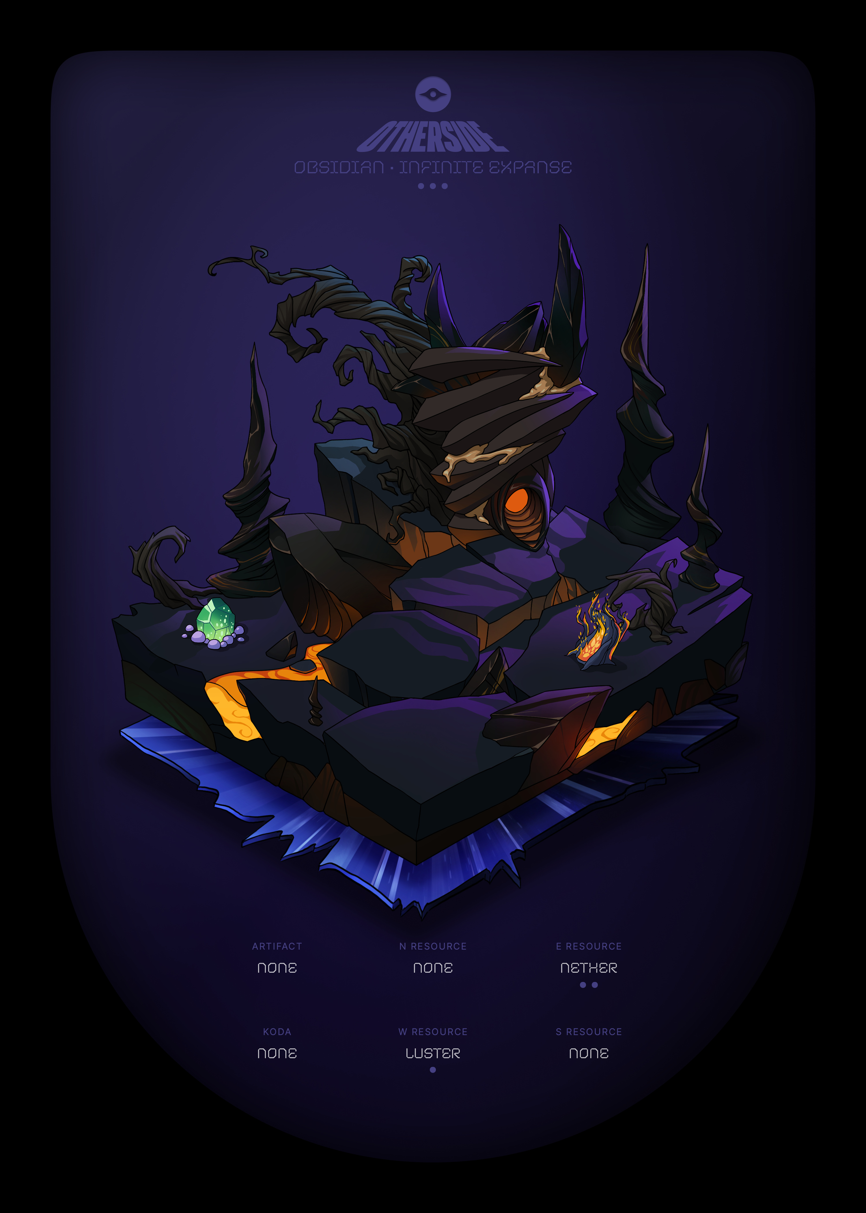 Otherdeed #50595 — Obsidian