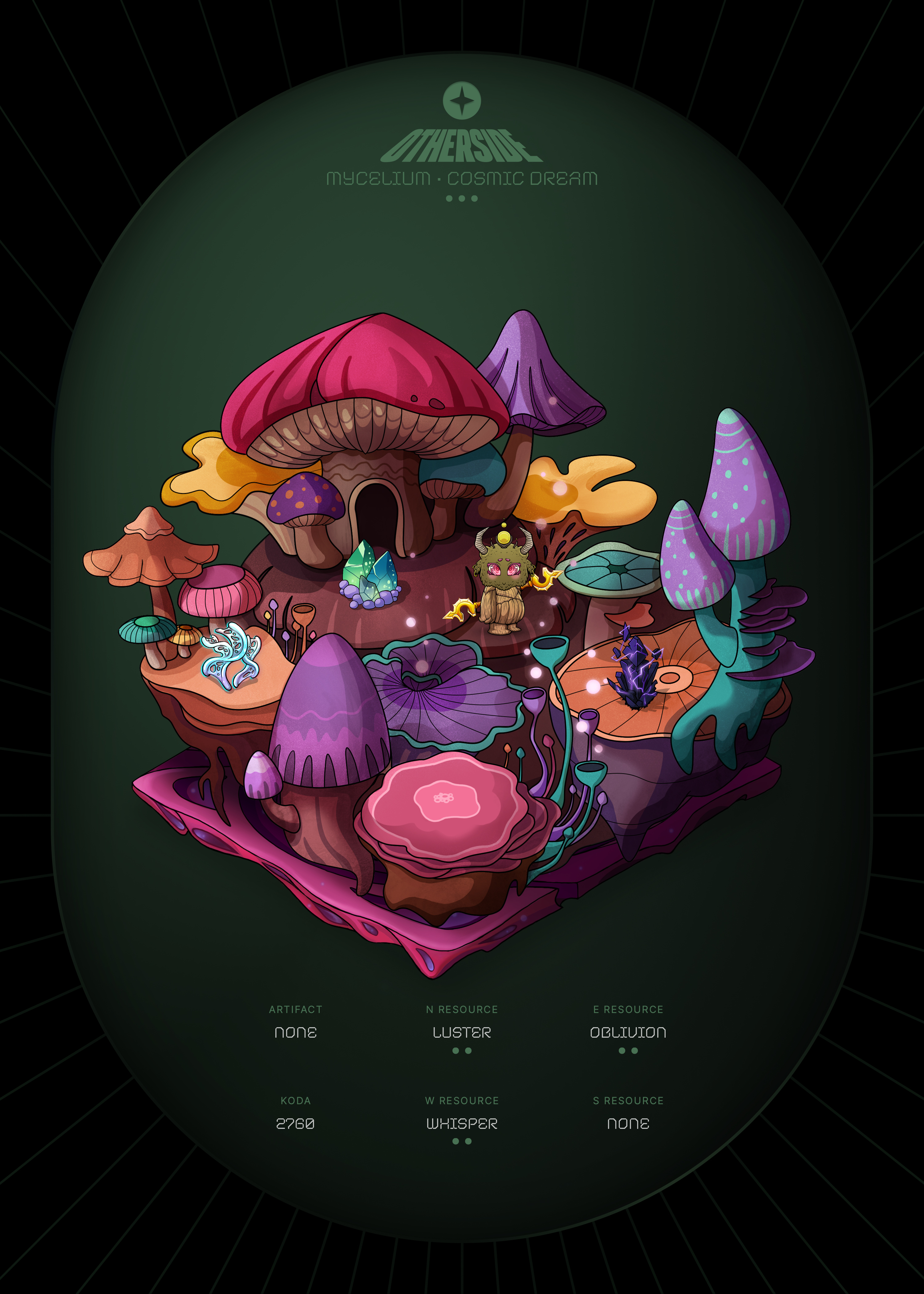 Otherdeed #92305 — Mycelium