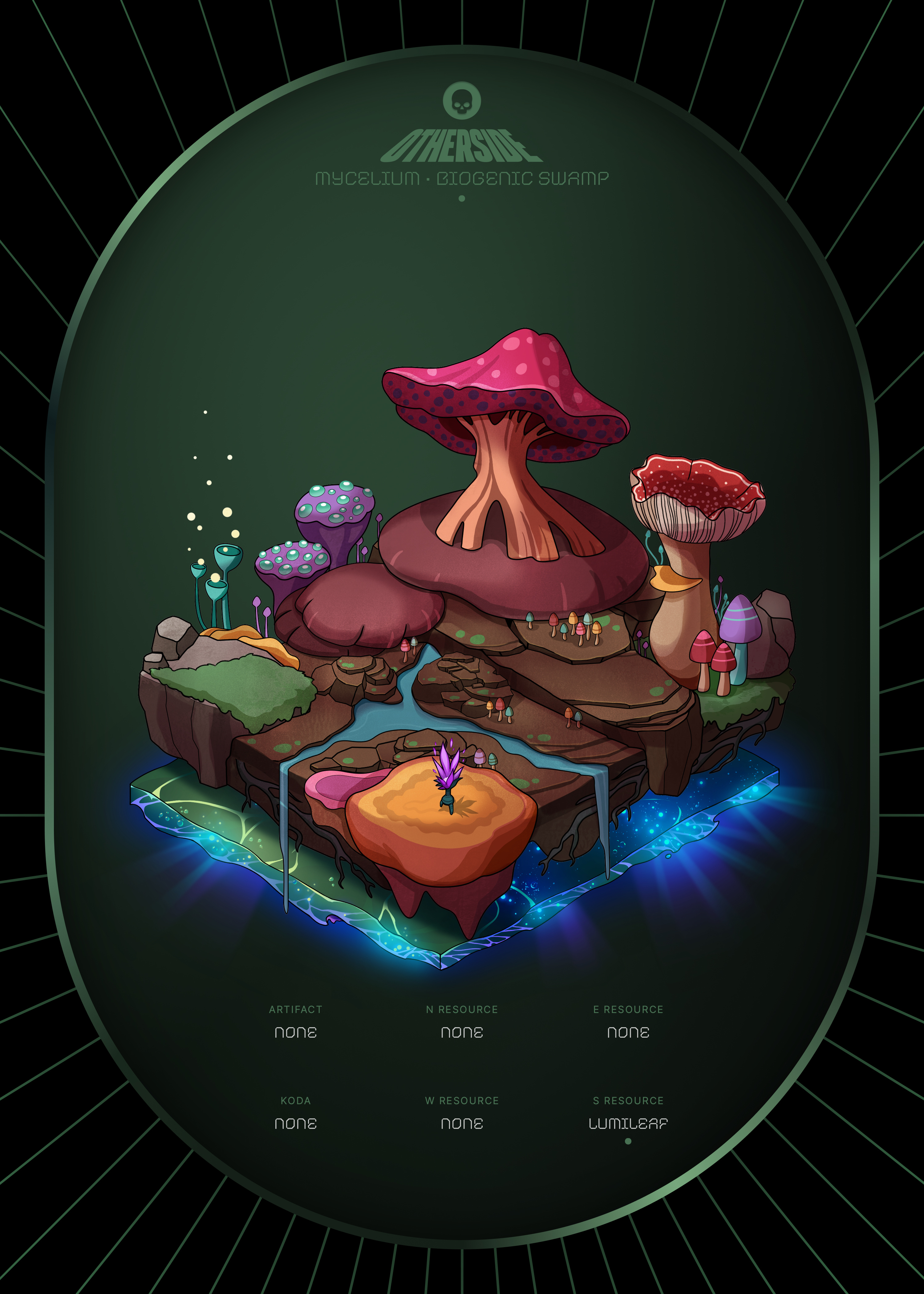 Otherdeed #1718 — Mycelium