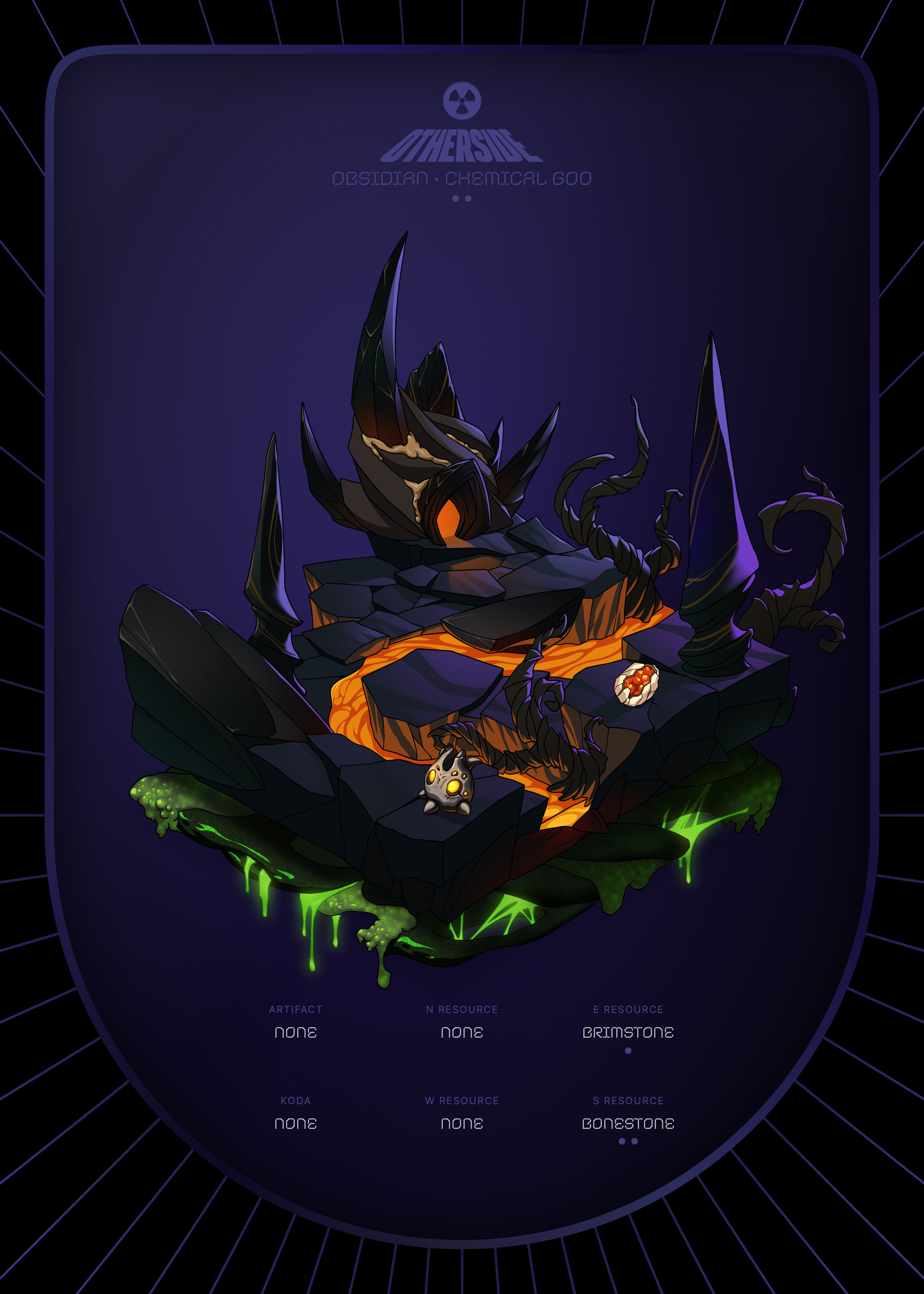 Otherdeed #14273 — Obsidian