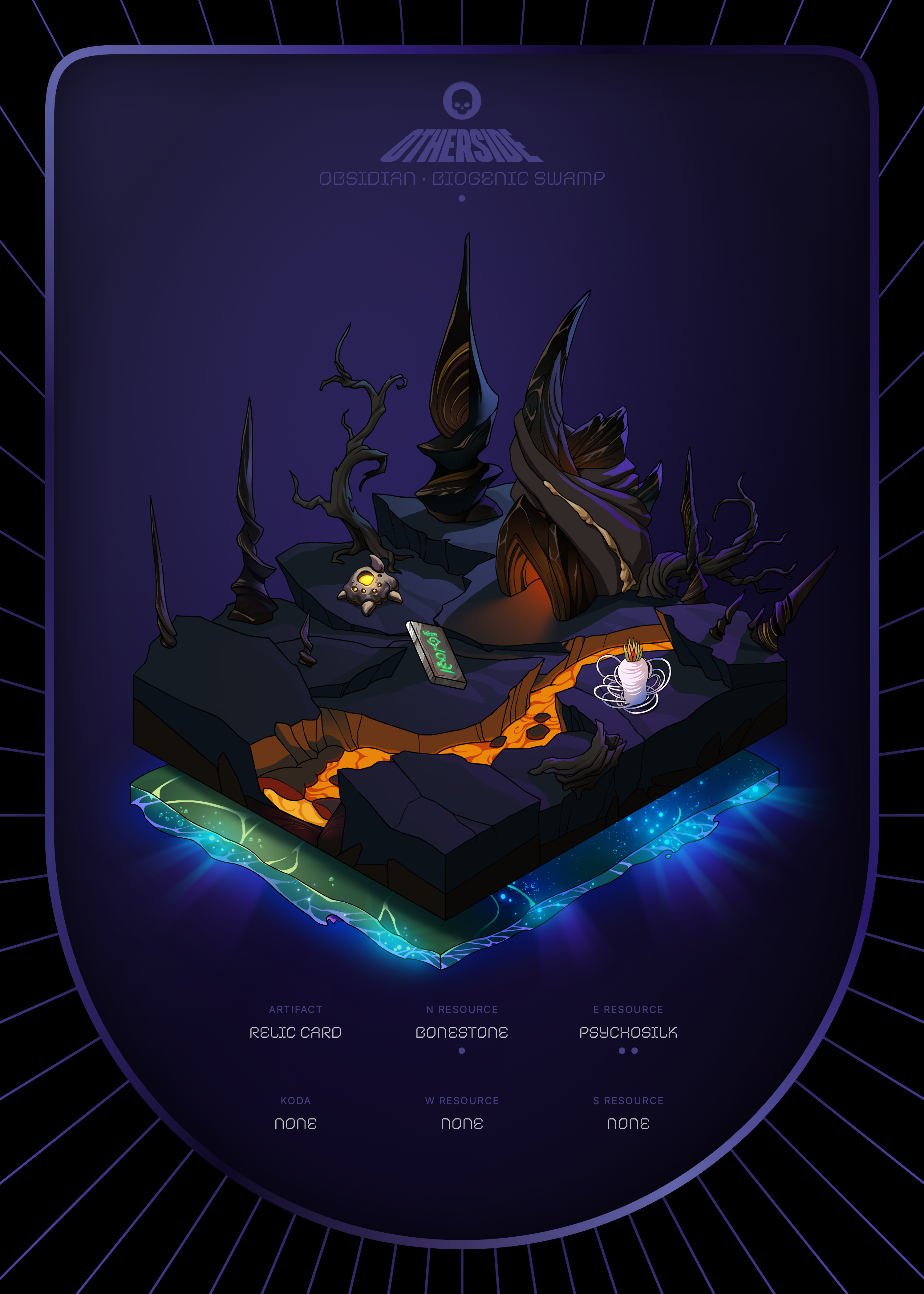 Otherdeed #8990 — Obsidian