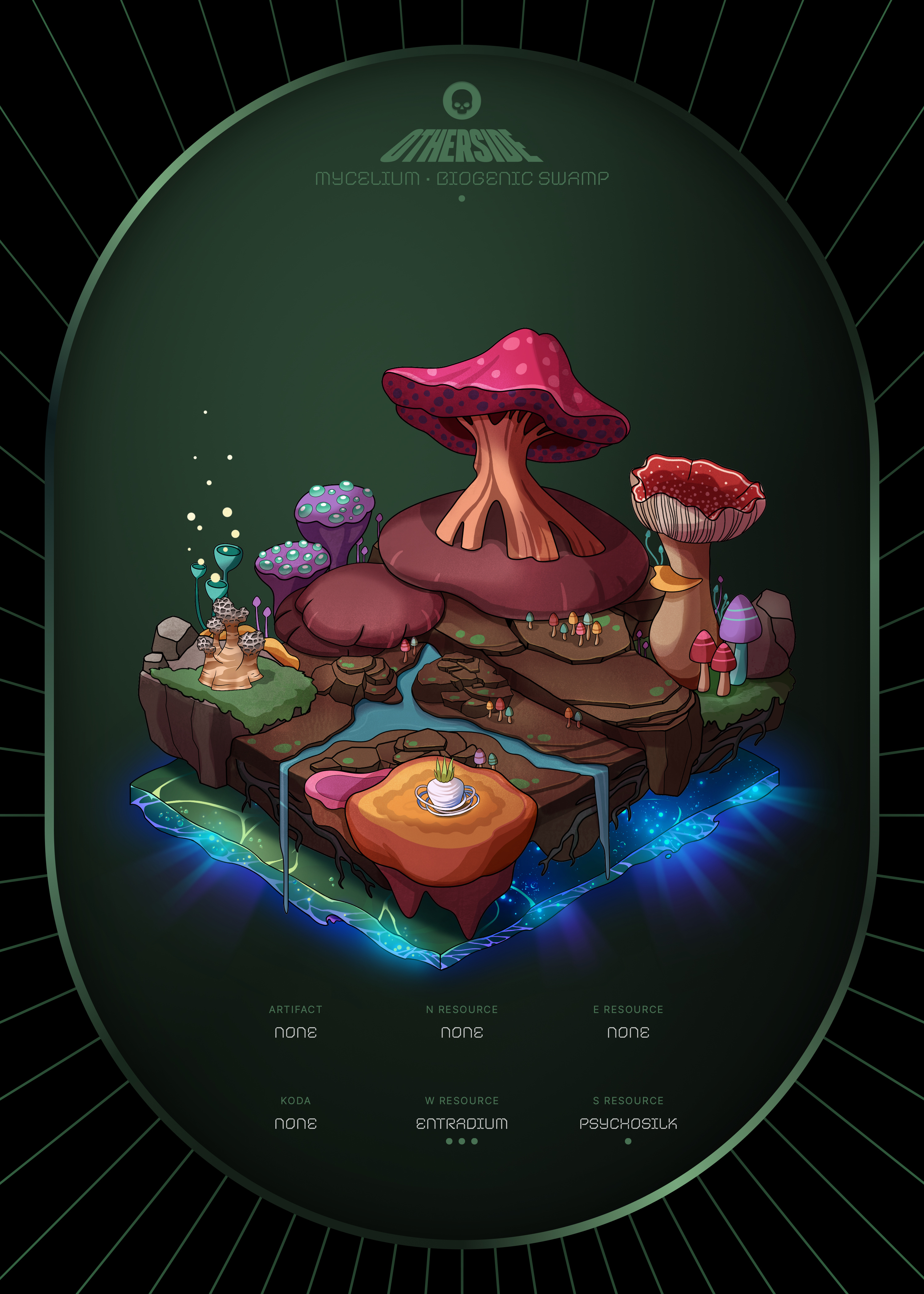 Otherdeed #5549 — Mycelium