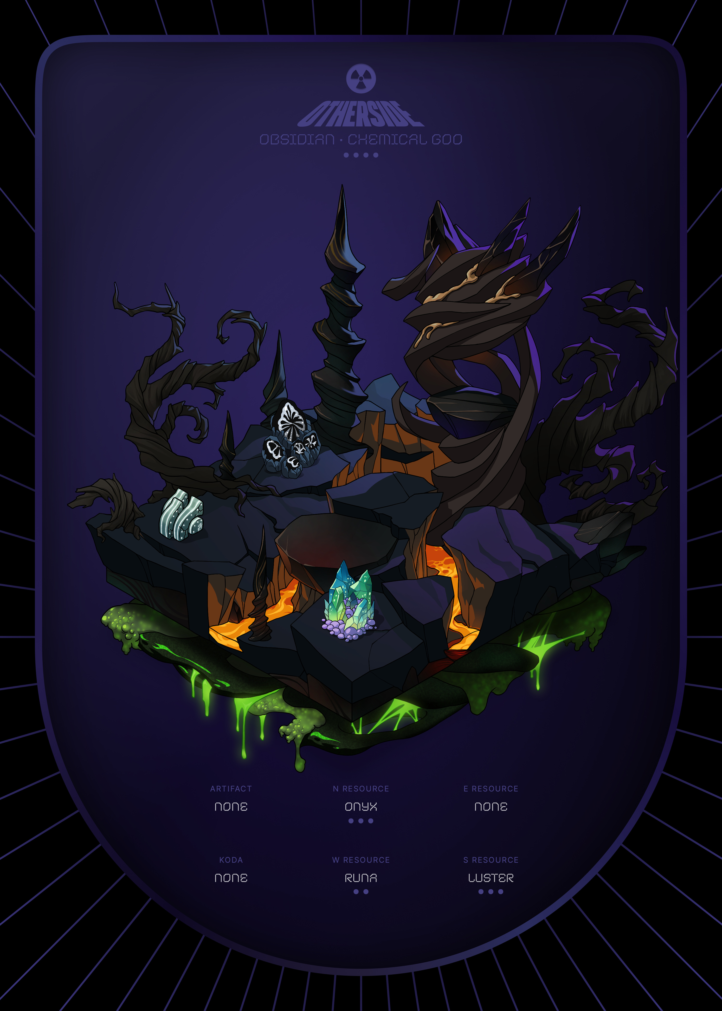 Otherdeed #11034 — Obsidian